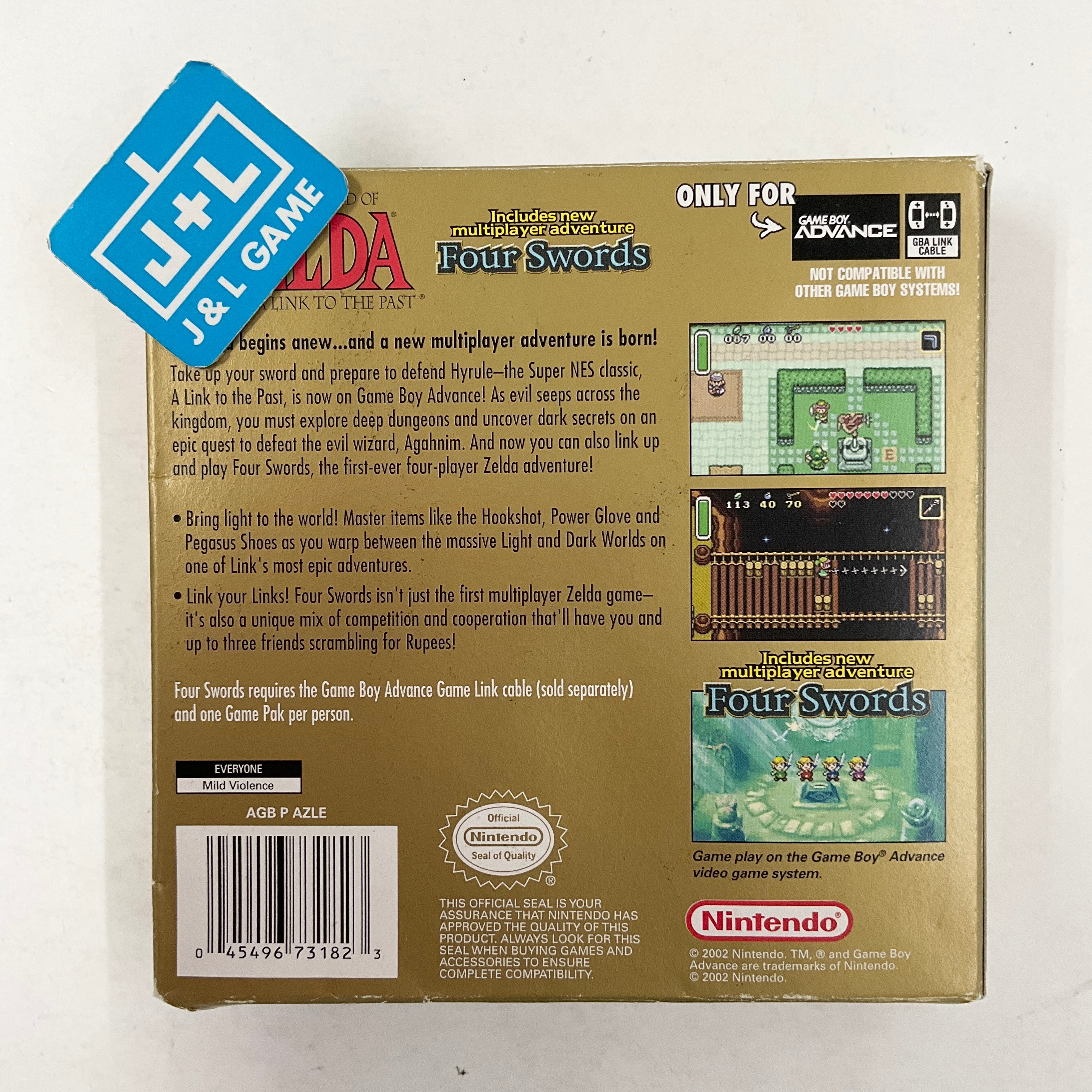 The Legend of Zelda: A Link to the Past/Four Swords - (GBA) Game