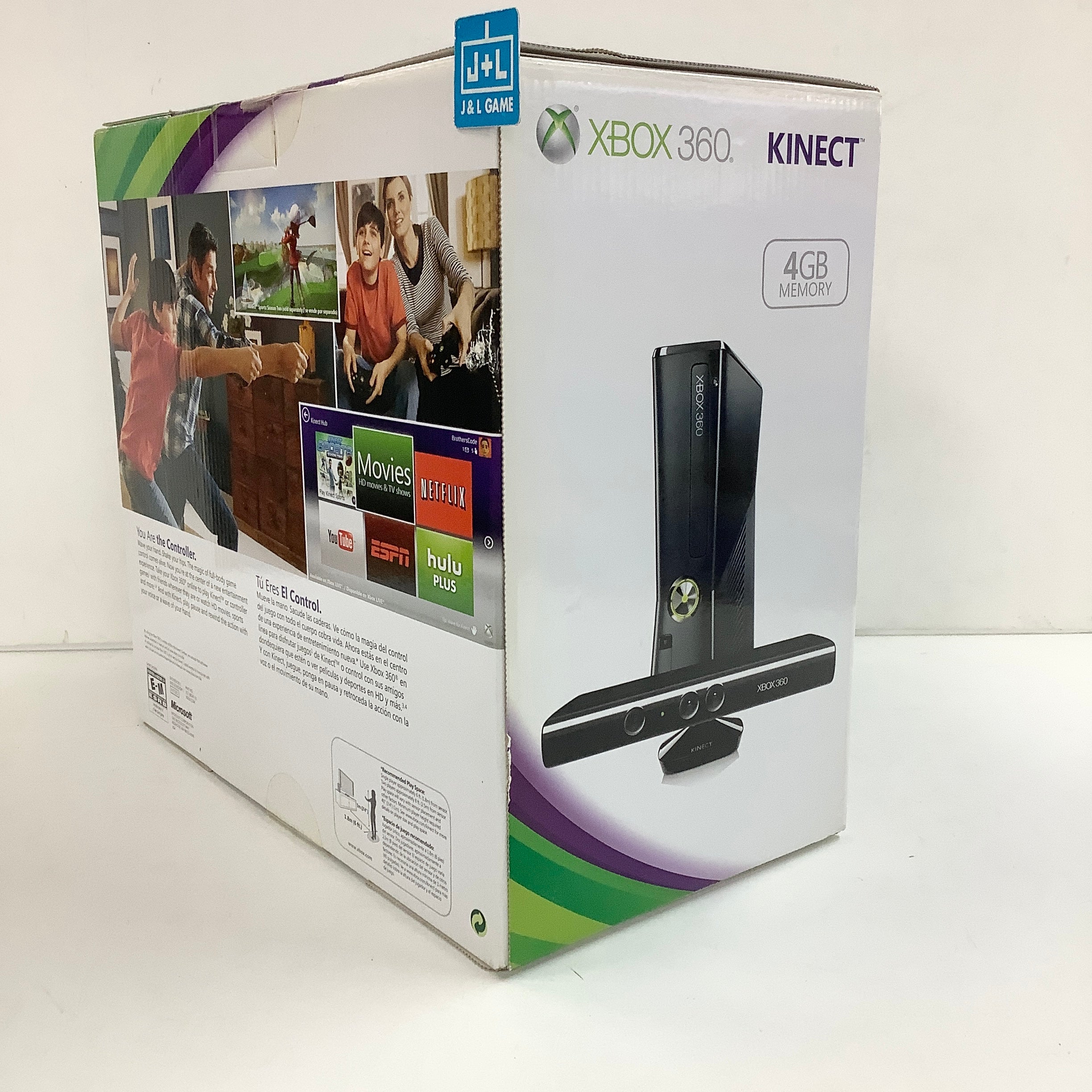 Xbox 360 4GB Console with Kinect (Black Bundle) - Xbox 360 Consoles Xbox