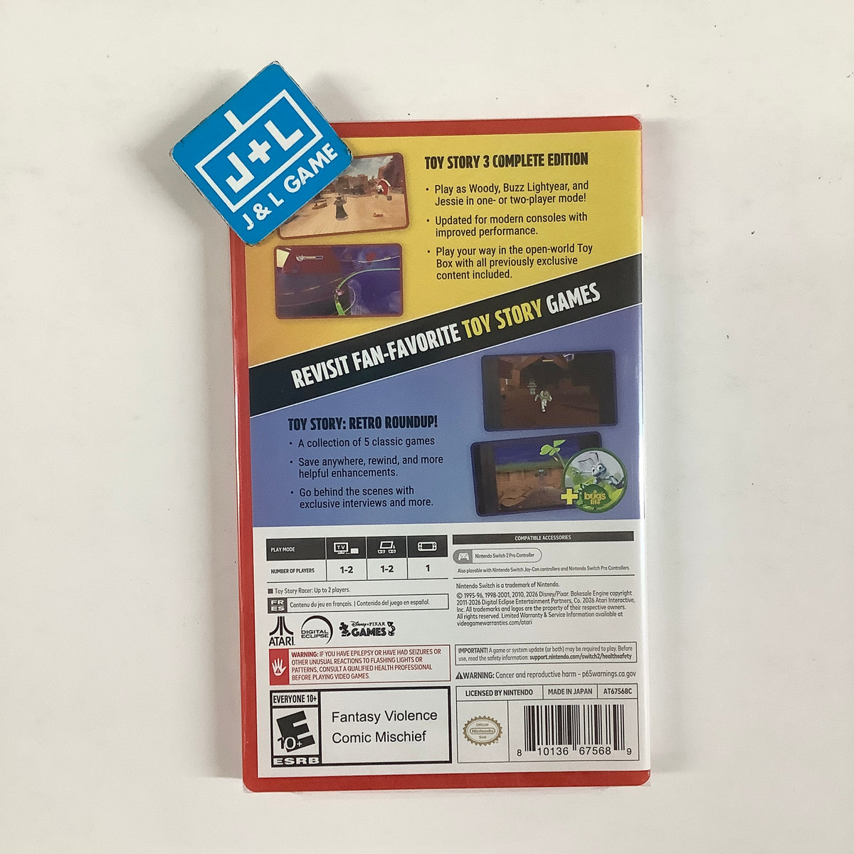 Toy Story: Retro Roundup! + Toy Story 3 Complete Edition Double Pack - (NS2) Nintendo Switch 2