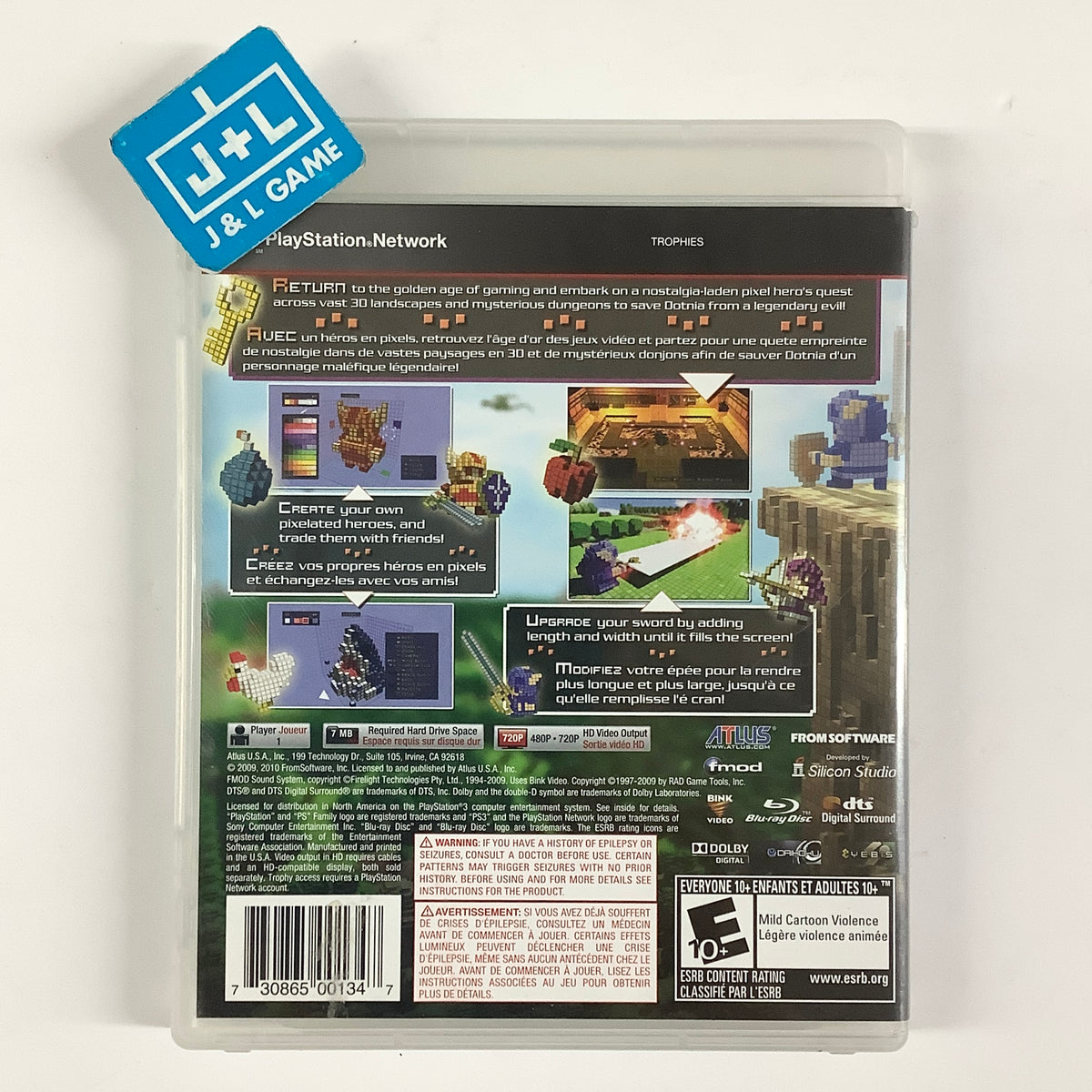 3D Dot Game Heroes - (PS3) Playstation 3 [Pre-Owned] Video Games Atlus