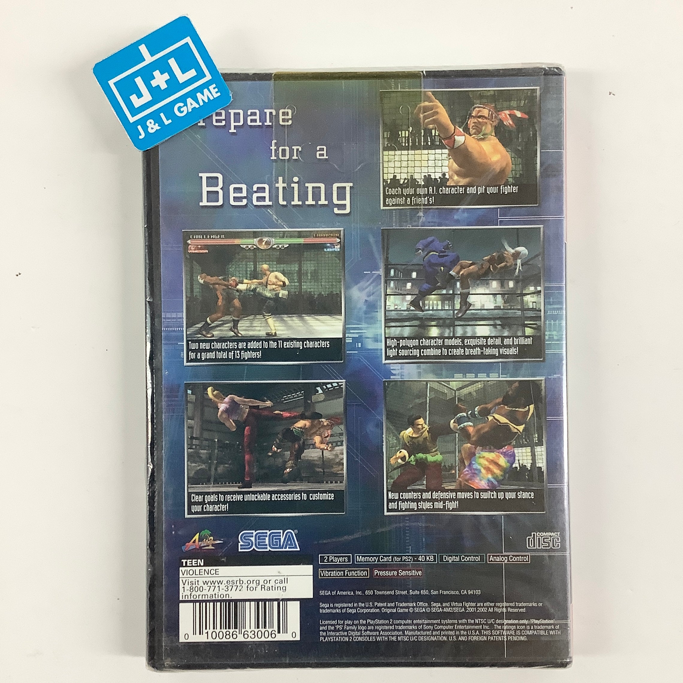 Virtua Fighter 4 (Greatest Hits) - (PS2) PlayStation 2 Video Games Sega