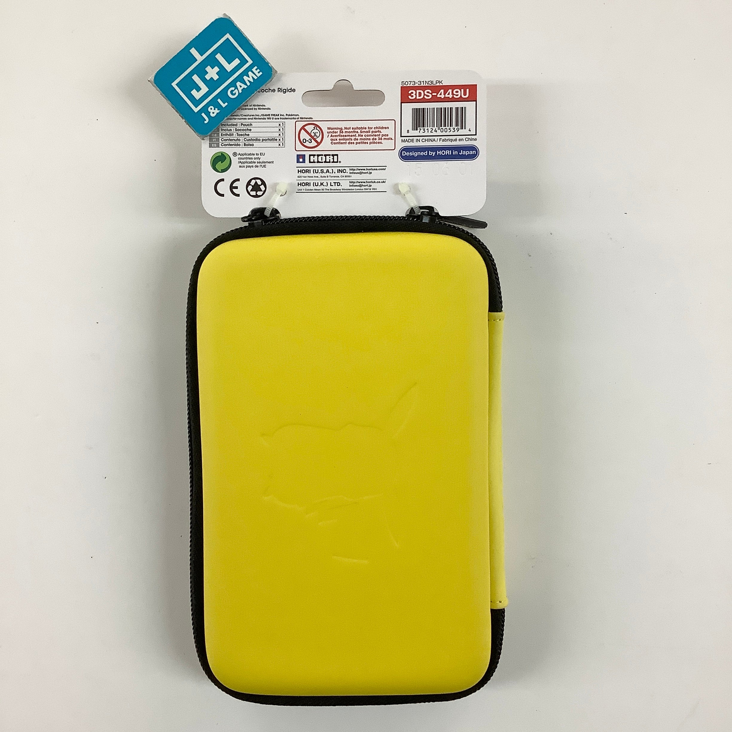 HORI Nintendo 3DS XL Hard Pouch (Pikachu) - (3DS) Nintendo 3DS Accessories HORI