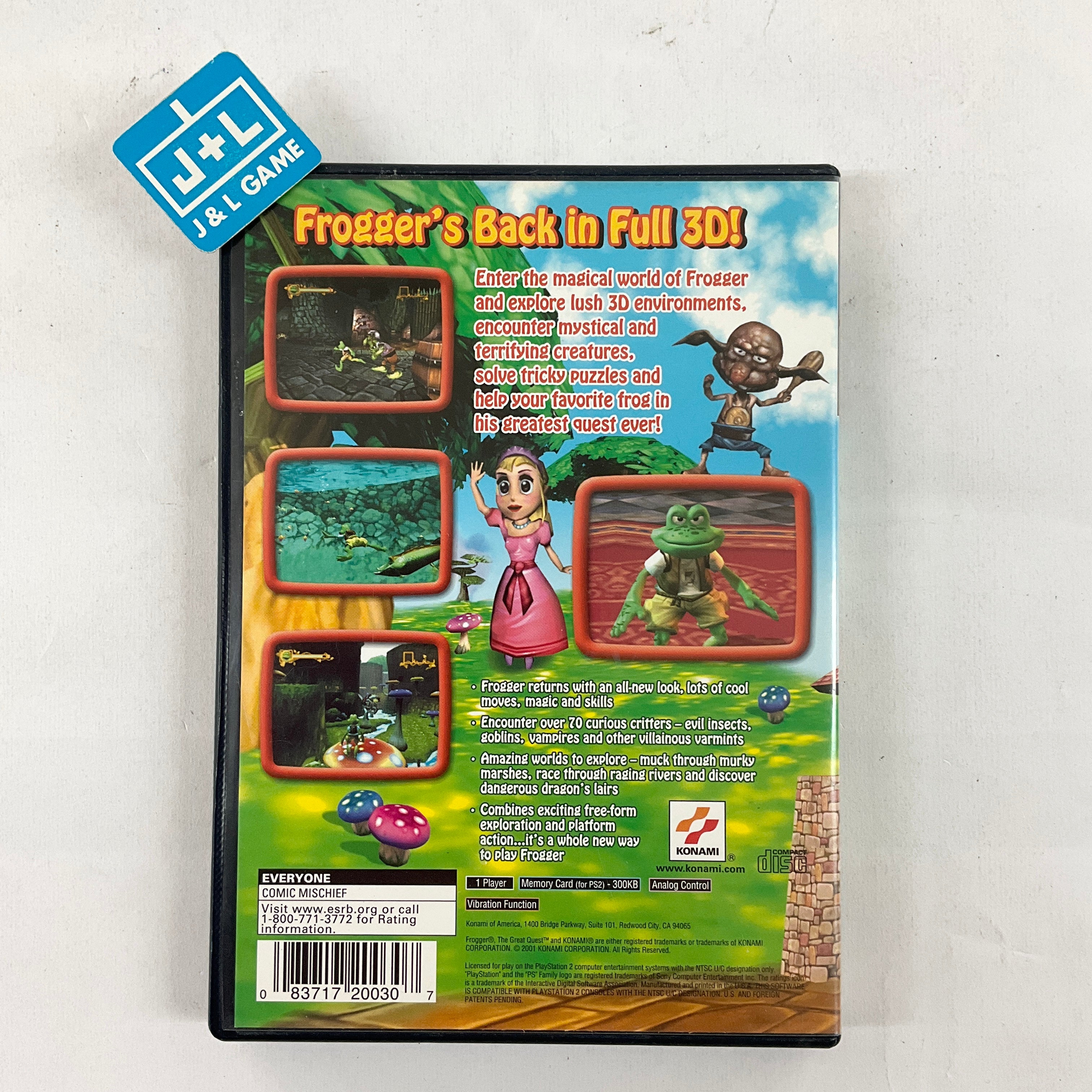 Frogger: The Great Quest - (PS2) PlayStation 2 [Pre-Owned] Video Games Konami