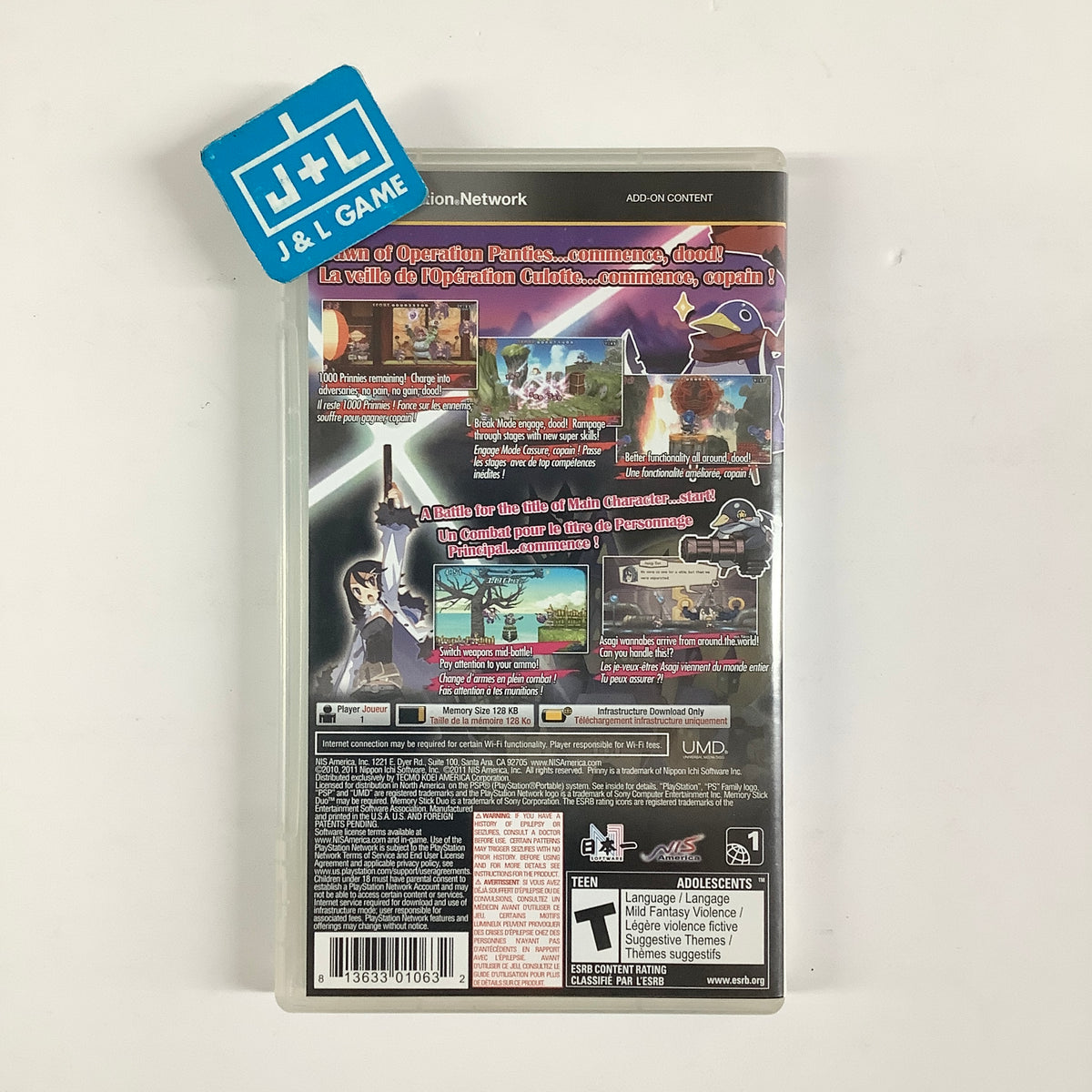 Prinny 2: Dawn of Operation Panties, Dood! - Sony PSP [Pre-Owned] Video Games NIS America