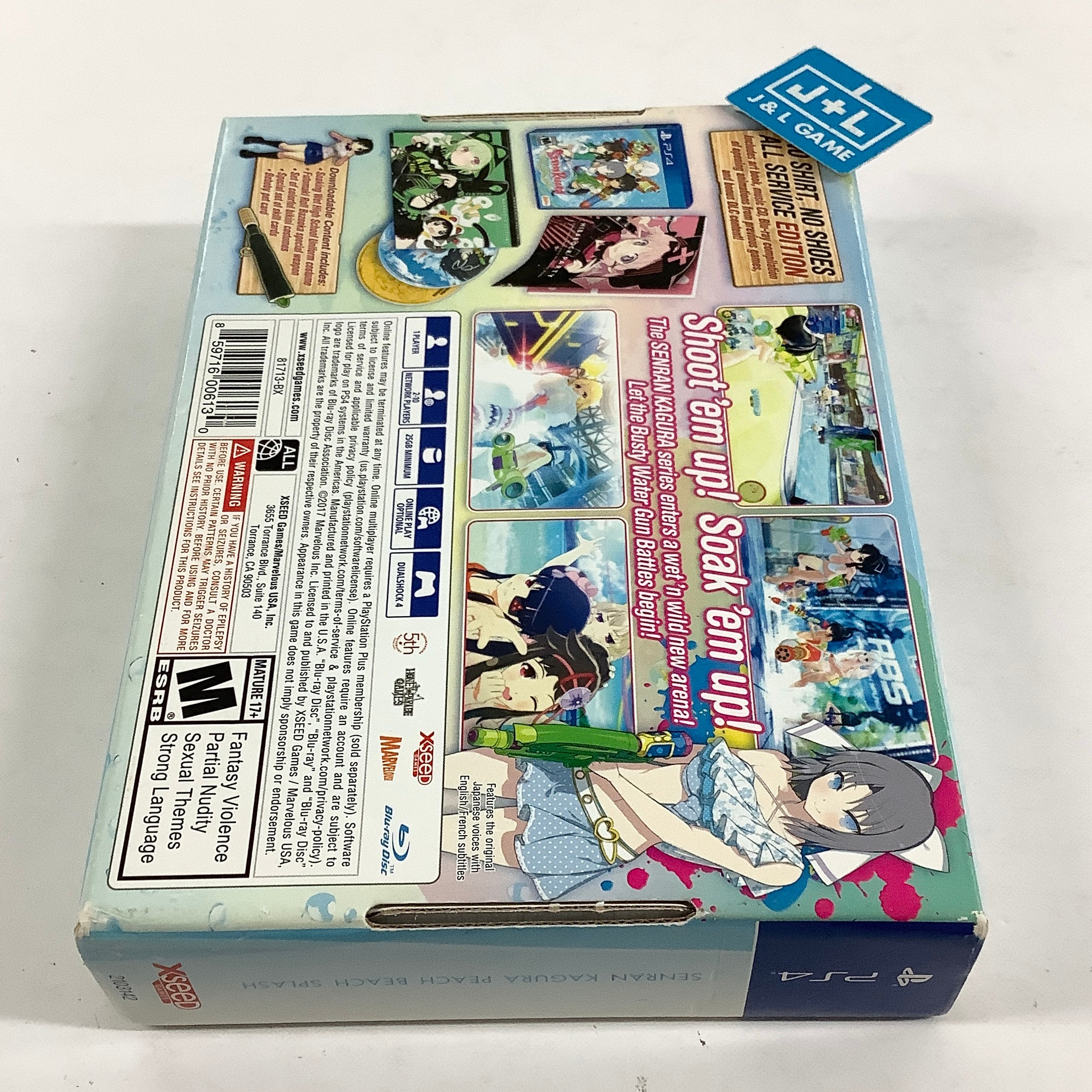 Senran Kagura: Peach Beach Splash (No Shirt, No Shoes, All Service Edition) - (PS4) PlayStation 4 [Pre-Owned] Video Games XSEED Games