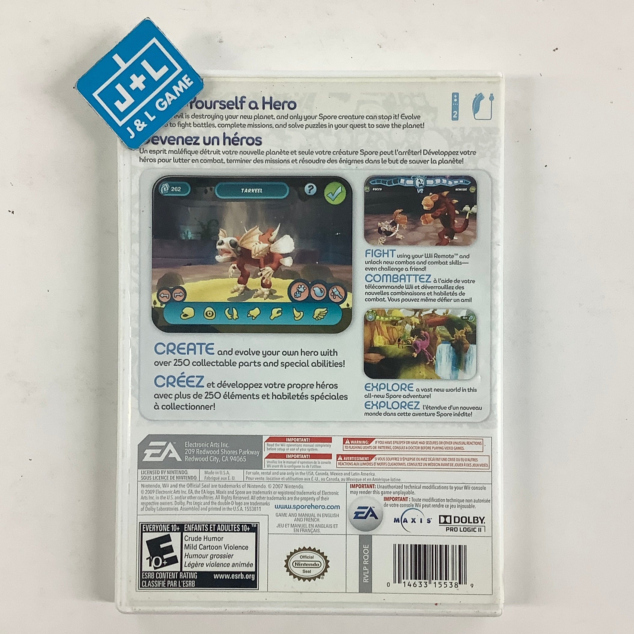 Spore Hero - Nintendo Wii [Pre-Owned] Video Games EA Games