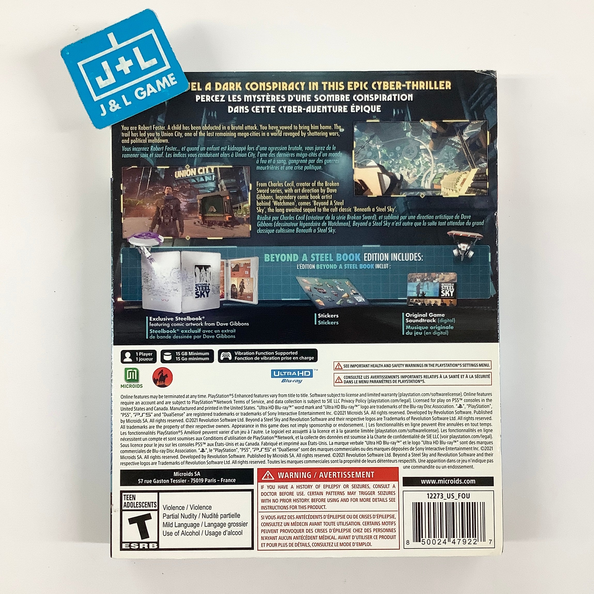 Beyond A Steel Sky: Beyond A Steel Sky - (PS5) PlayStation 5 [Pre-Owned] Video Games Maximum Entertainment
