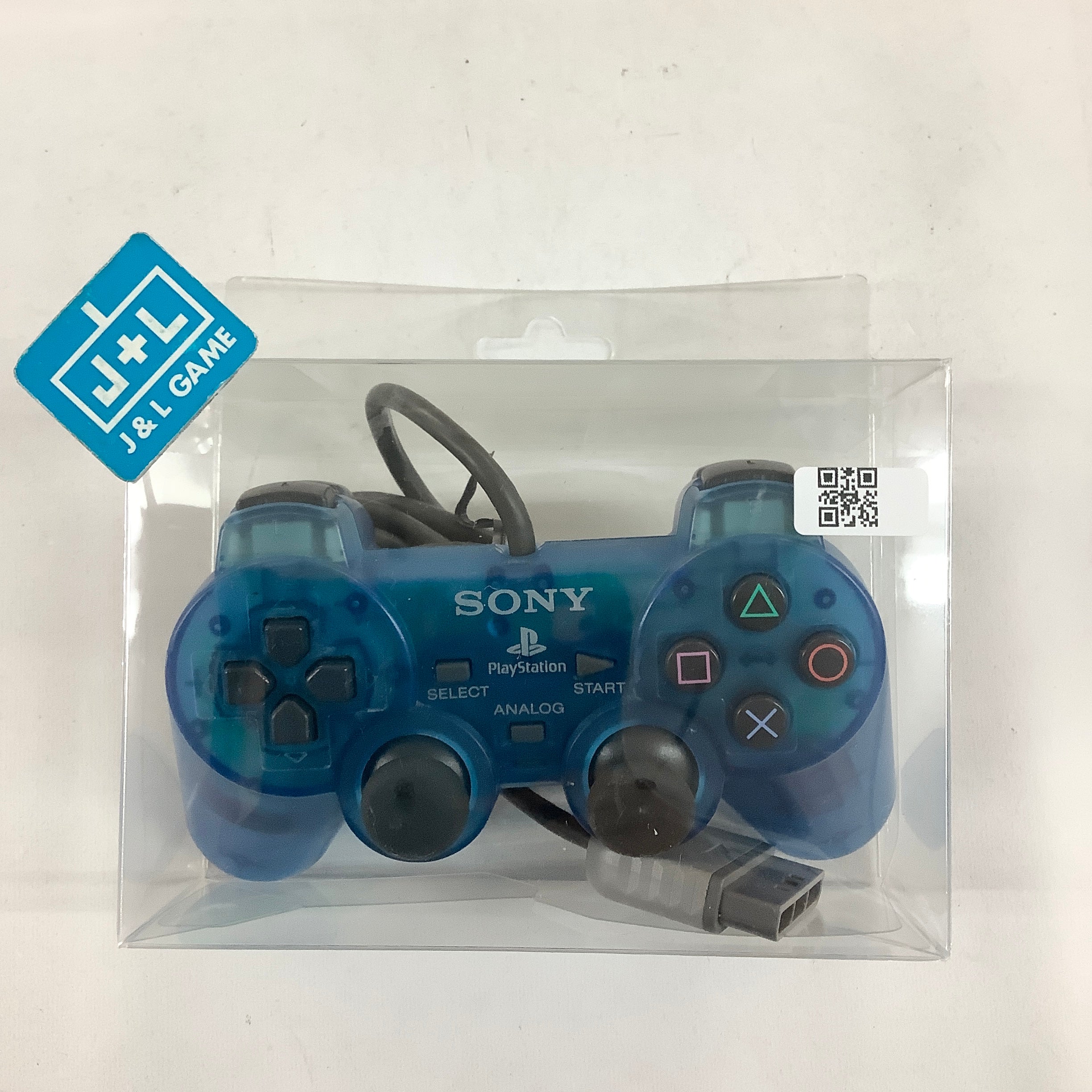 Sony Playstation Dual Analog Controller (Clear Blue) - (PS1) PlayStation 1 [Pre-Owned] Accessories Sony