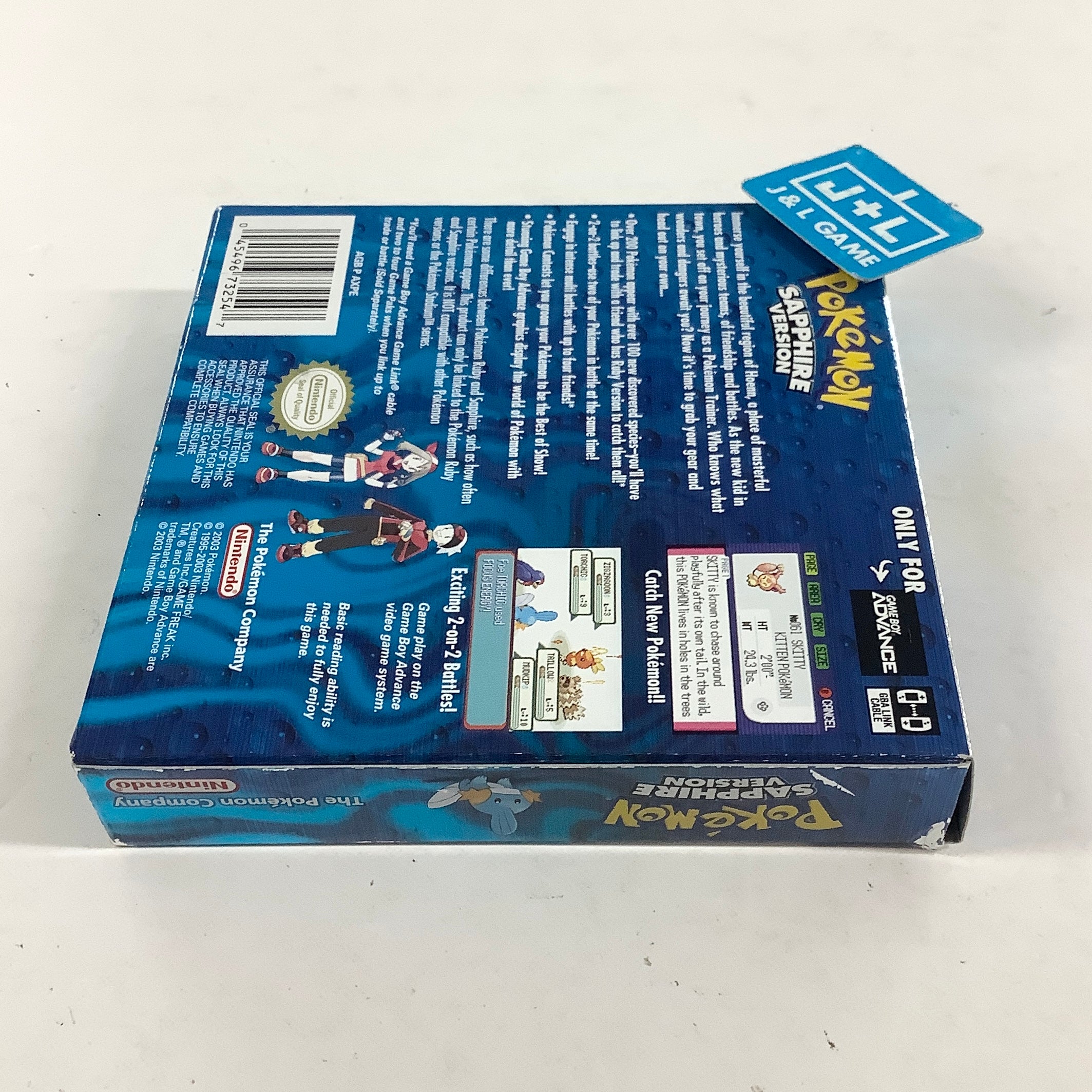 Pokemon Sapphire Version - (GBA) Game Boy Advance [Pre-Owned] Video Games Nintendo