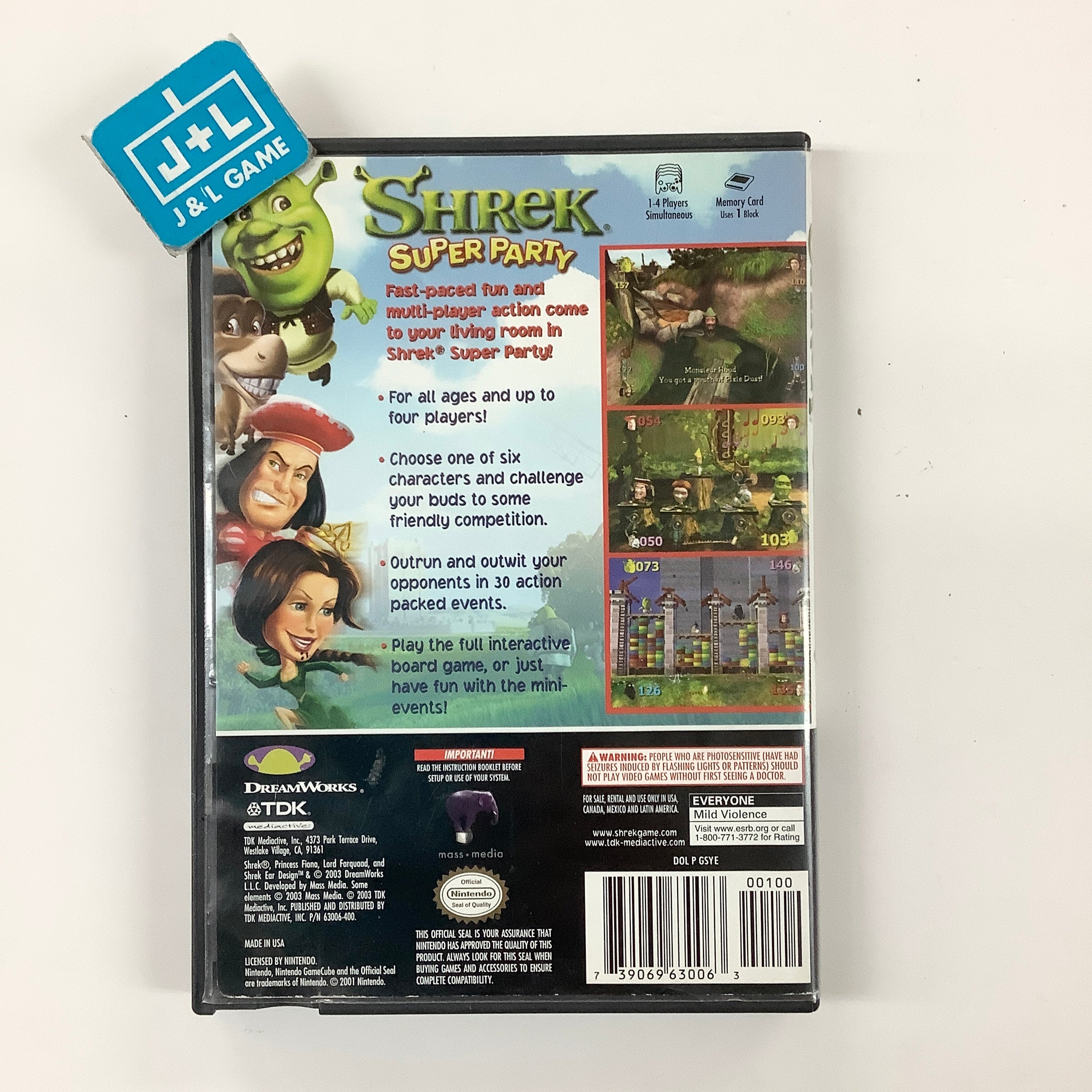 Shrek Super Party - (GC) Nintendo GameCube [Pre-Owned] Video Games TDK