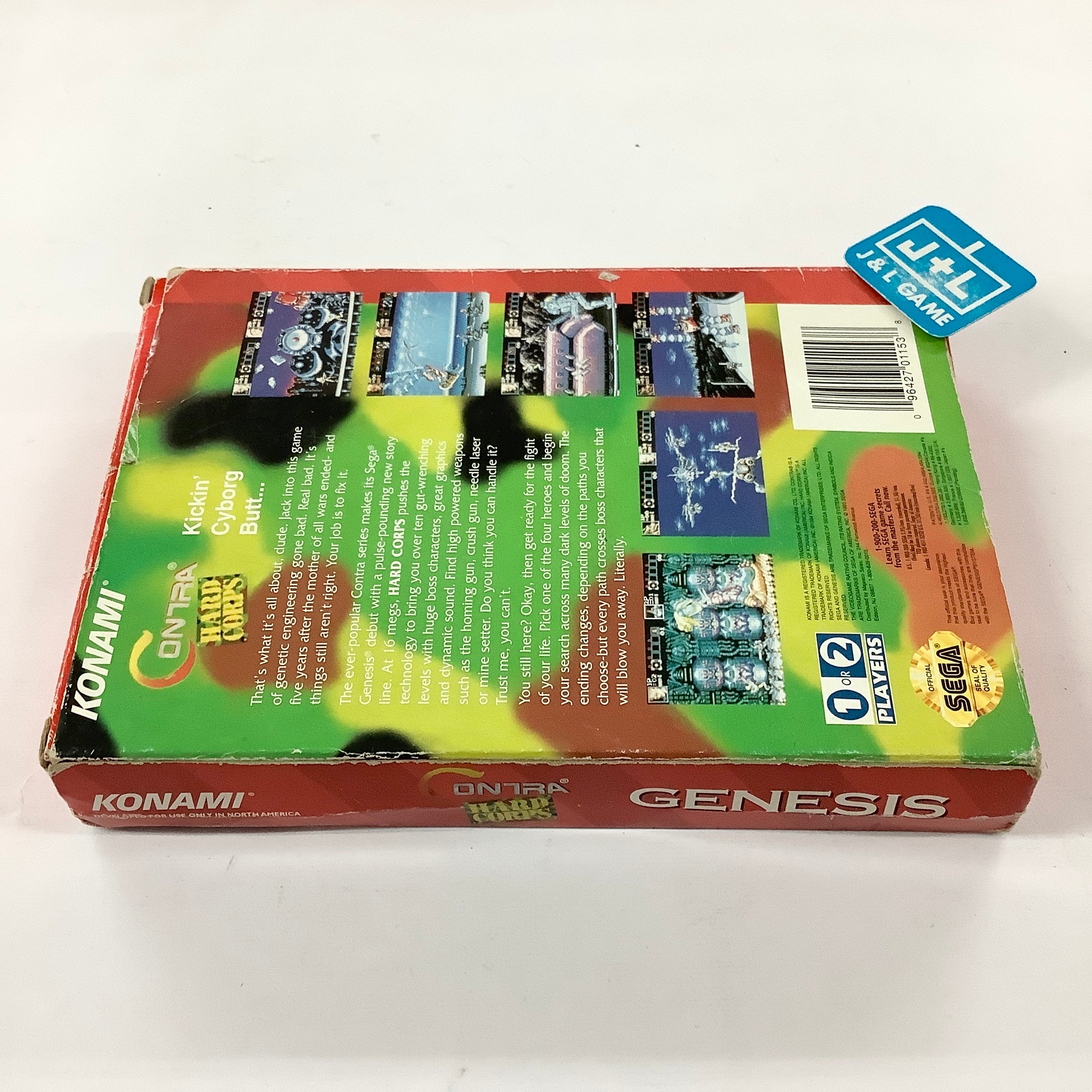 Contra: Hard Corps (Paper Box) - (SG) SEGA Genesis [Pre-Owned] Video Games Konami   