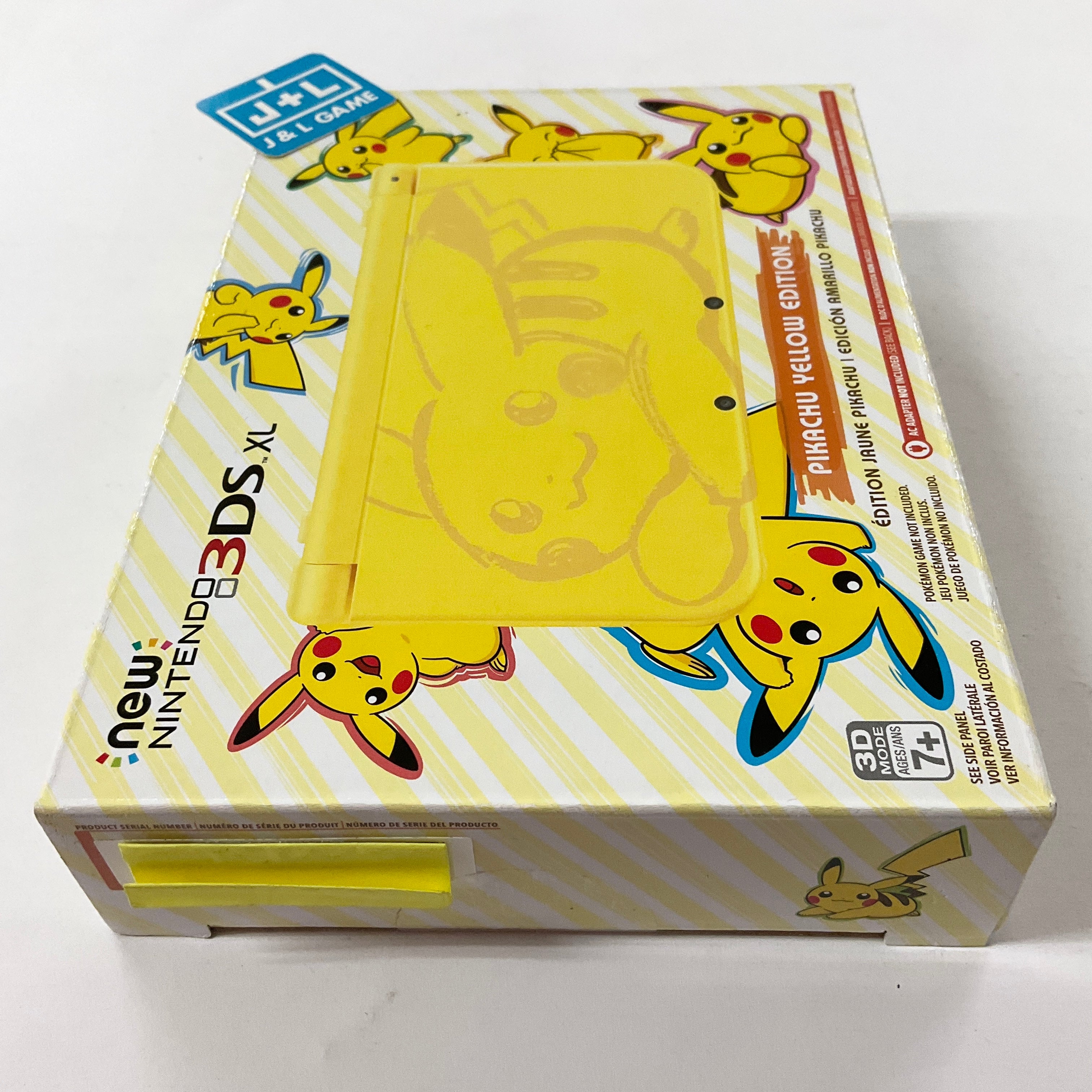 New Nintendo 3DS XL Console (Pikachu Yellow Edition) - Nintendo 3DS Consoles Nintendo   