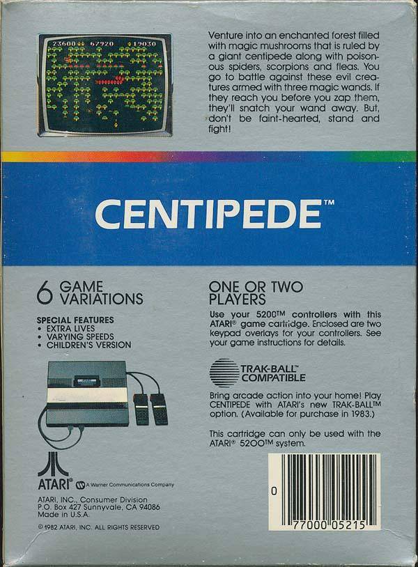 Centipede - (A52) Atari 5200 [Pre-Owned] Video Games Atari   
