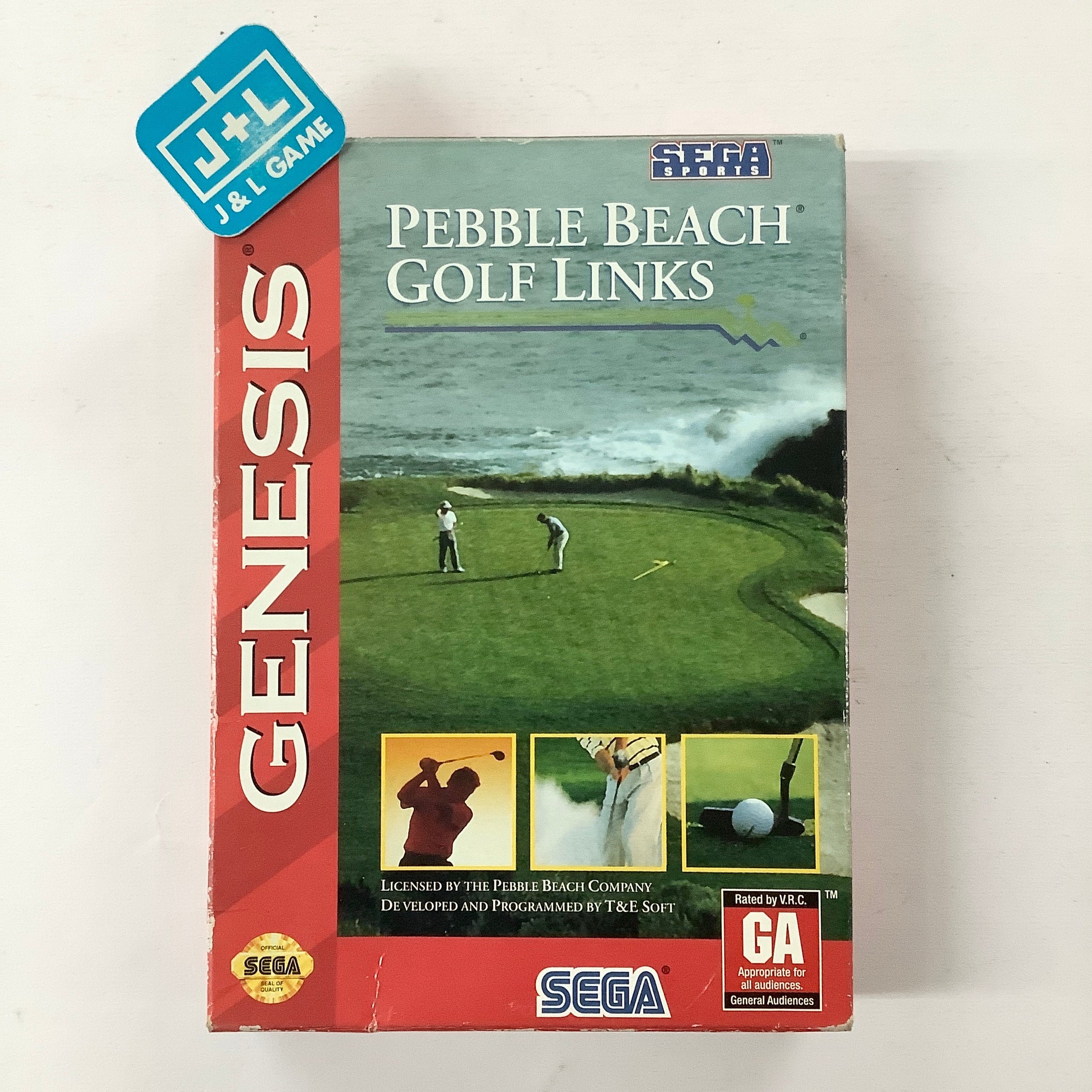 Pebble Beach Golf Links - (SG) SEGA Genesis [Pre-Owned] Video Games Sega   