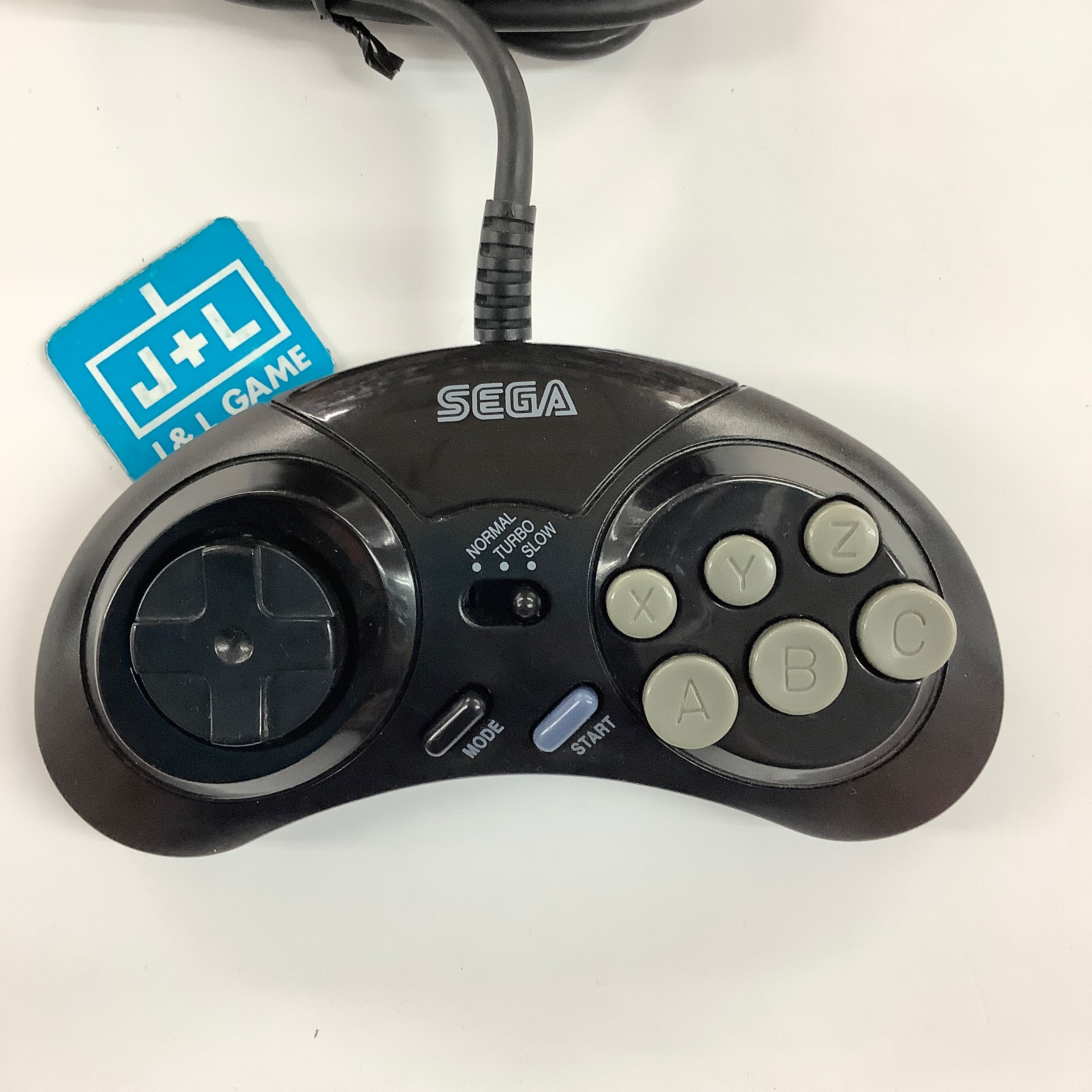Sega Genesis Controller (Small 6 Buttons With Turbo Button)- (SG) SEGA Genesis [Pre-Owned] Accessories SEGA