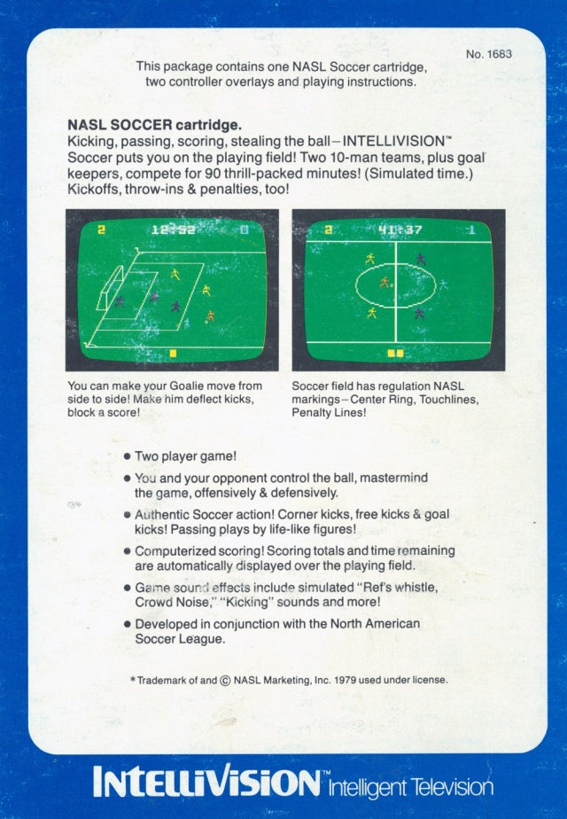 NASL Soccer - (INTV) Intellivision [Pre-Owned] Video Games Mattel   