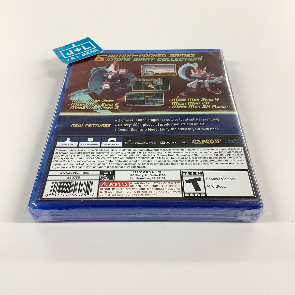 Mega Man Zero/ZX Legacy Collection - (PS4) PlayStation 4 Video Games Capcom