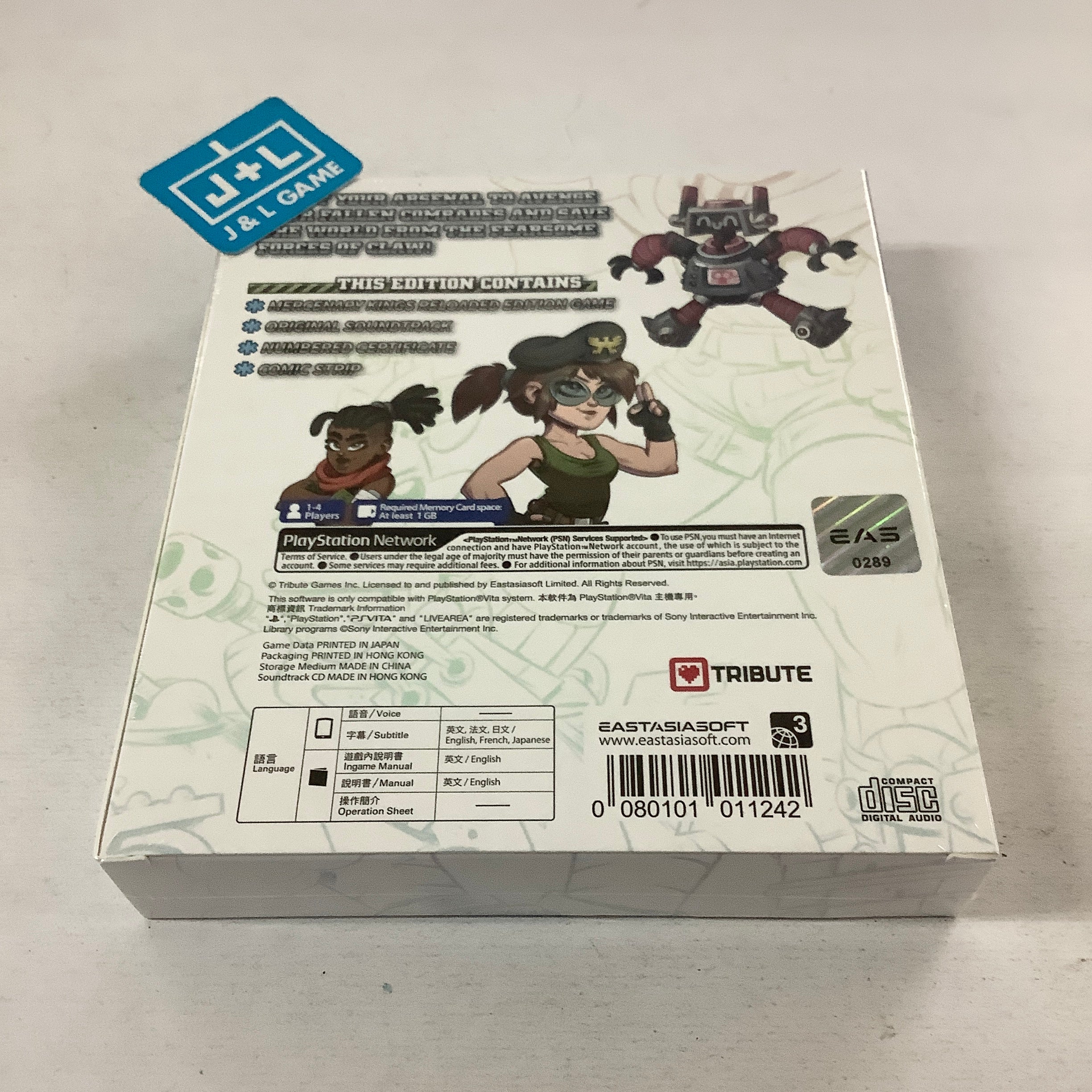 Mercenary Kings Reloaded Edition (Limited Edition) - (PSV) PlayStation Vita (Asia Import) Video Games EastAsiaSoft   