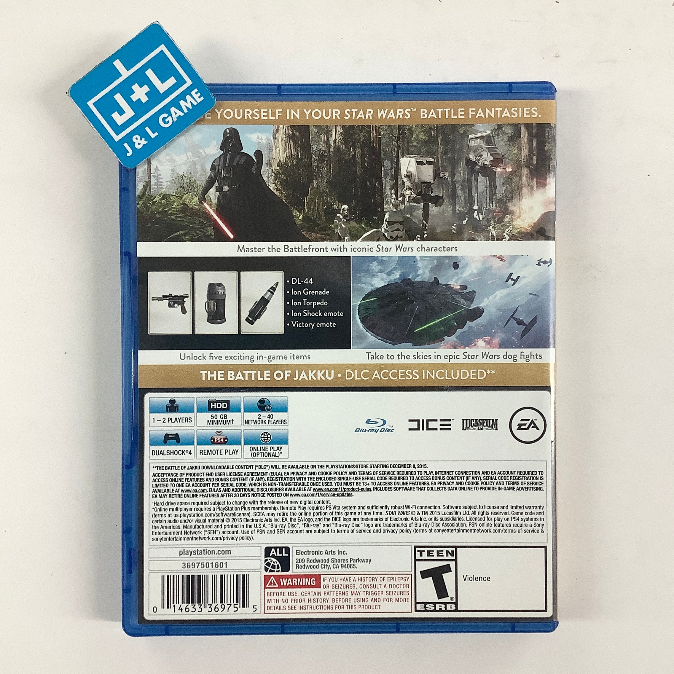 Star Wars Battlefront (Deluxe Edition) - (PS4) PlayStation 4 [Pre-Owned] Video Games Electronic Arts