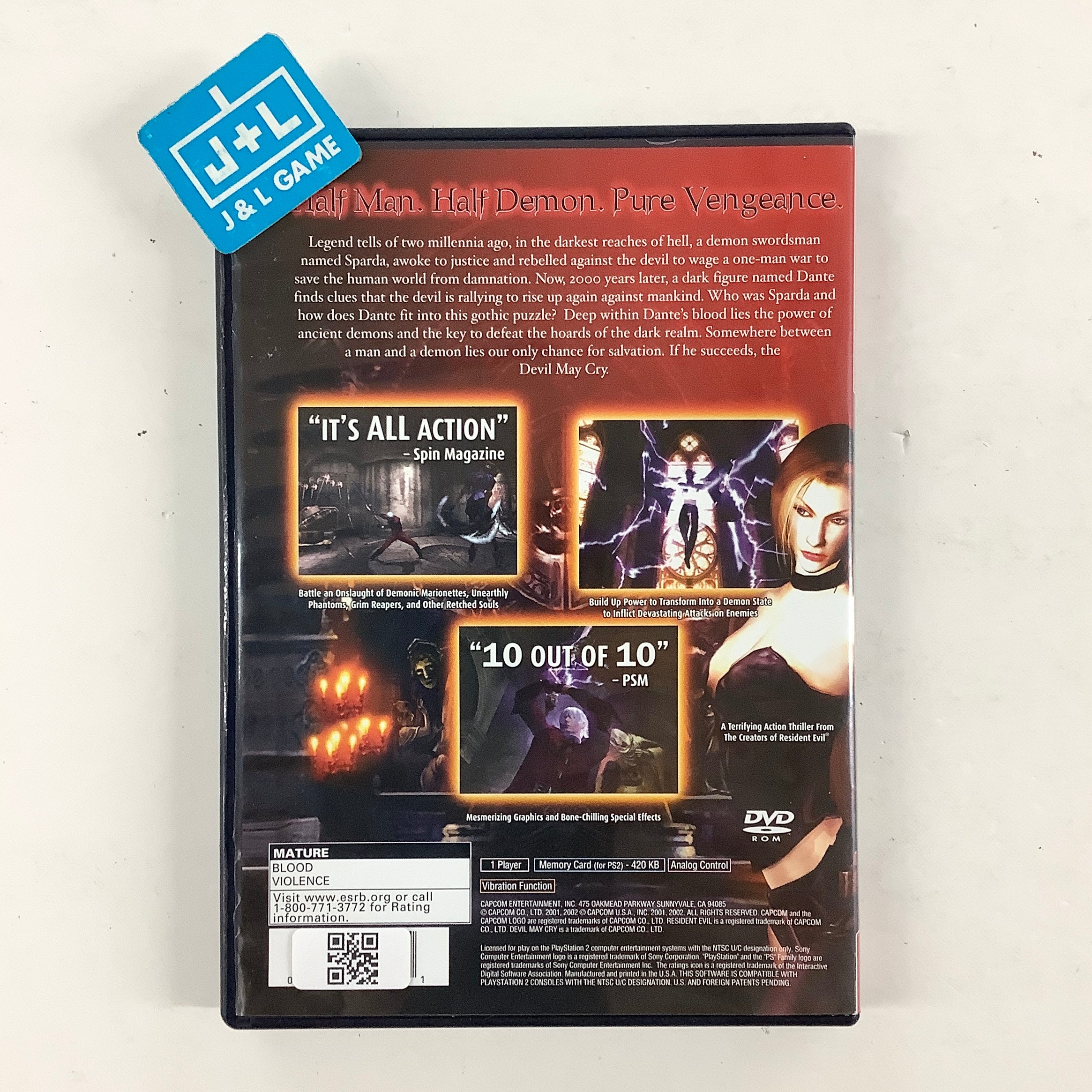 Devil May Cry (Greatest Hits) - (PS2) PlayStation 2 [Pre-Owned] Video Games Capcom