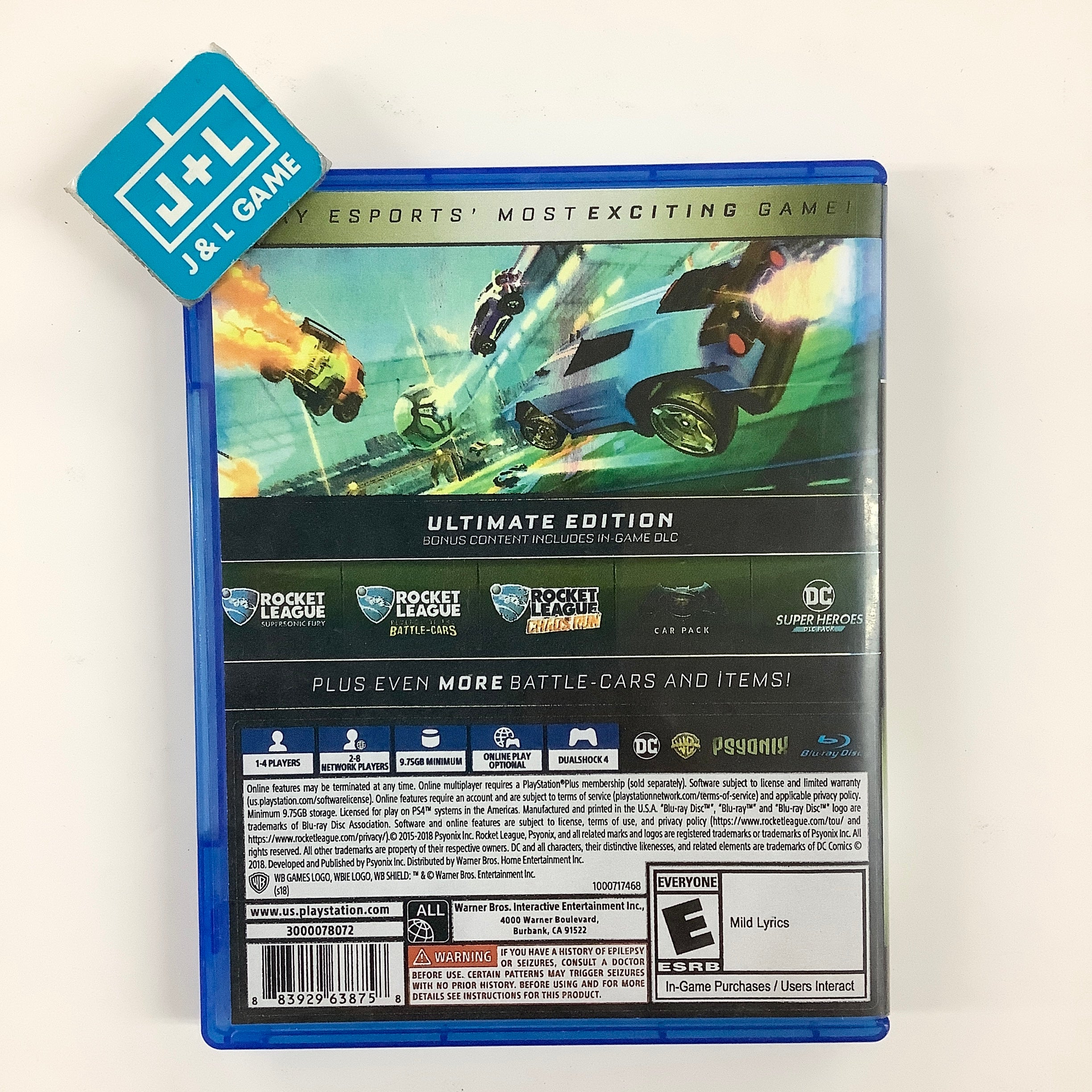 Rocket League (Ultimate Edition) - (PS4) PlayStation 4 [Pre-Owned] Video Games WB Games