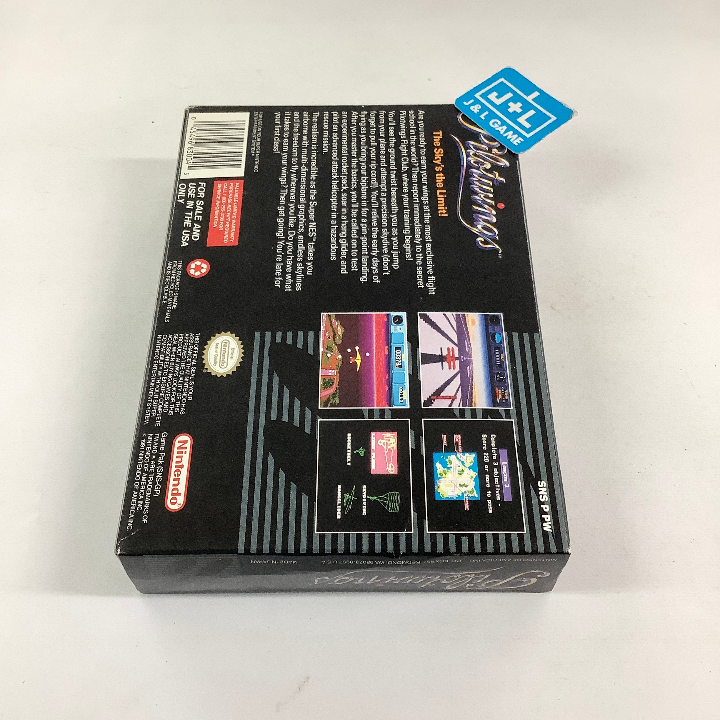 Pilotwings - (SNES) Super Nintendo [Pre-Owned] Video Games Nintendo