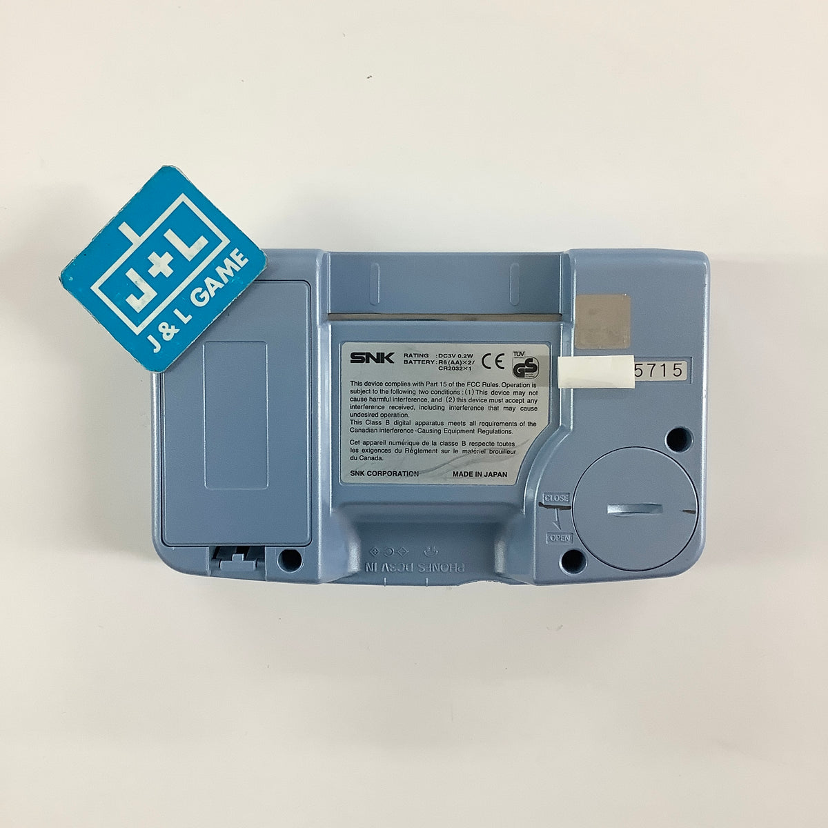 Neo-Geo Pocket Color Console (Platinum Blue) - SNK NeoGeo Pocket Color [Pre-Owned] Consoles SNK