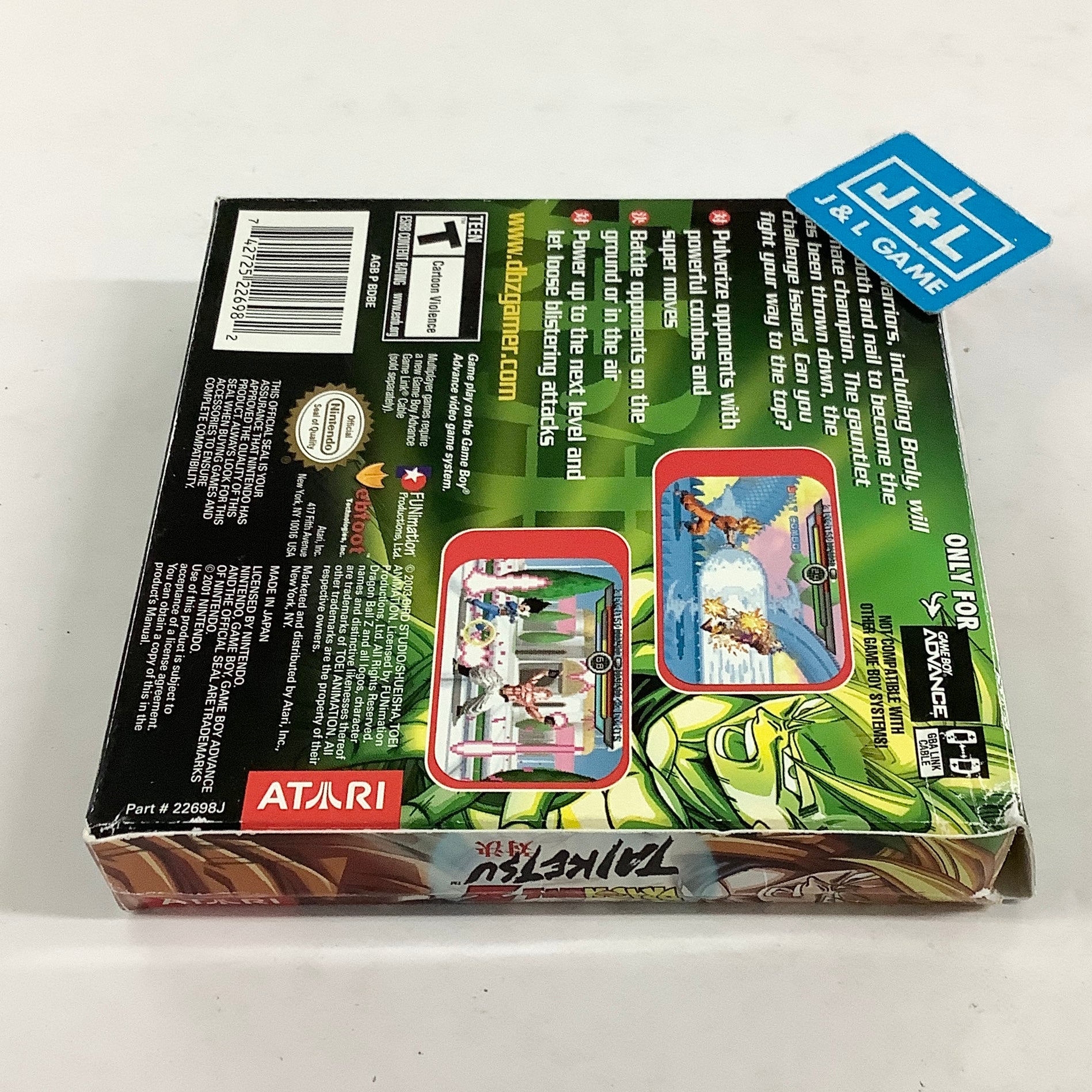Dragon Ball Z: Taiketsu - (GBA) Game Boy Advance [Pre-Owned] Video Games Atari SA