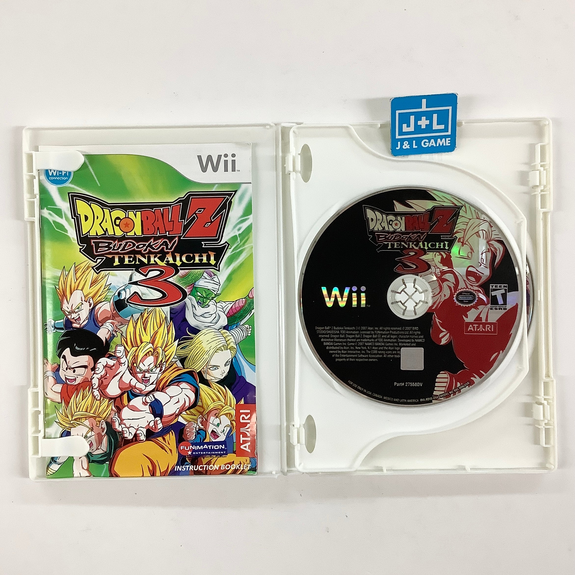 Dragon Ball Z: Budokai Tenkaichi 3 (With Bonus Disc) - Nintendo Wii [Pre-Owned] Video Games Atari SA