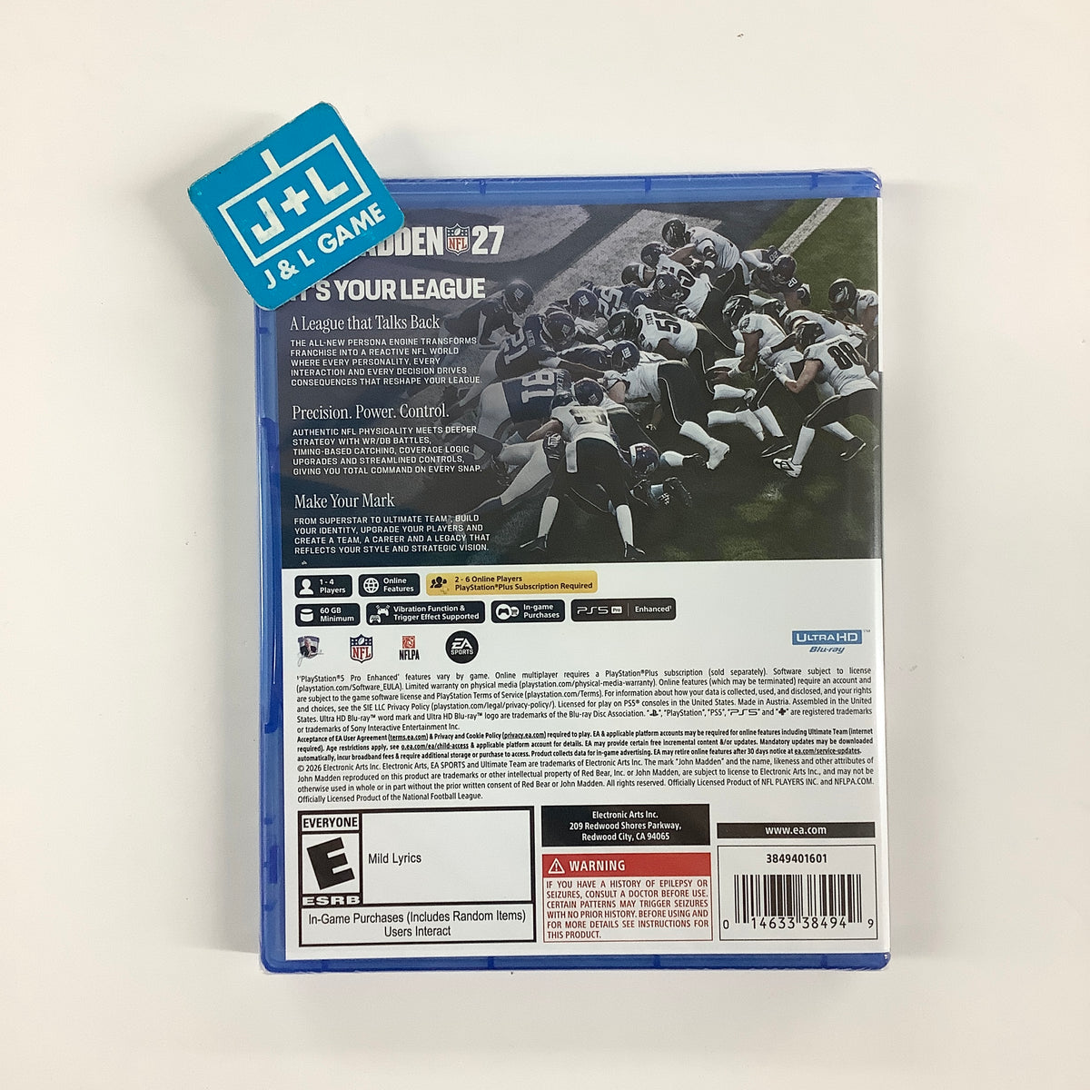 Madden NFL 27 - (PS5) PlayStation 5 Video Games Electronic Arts