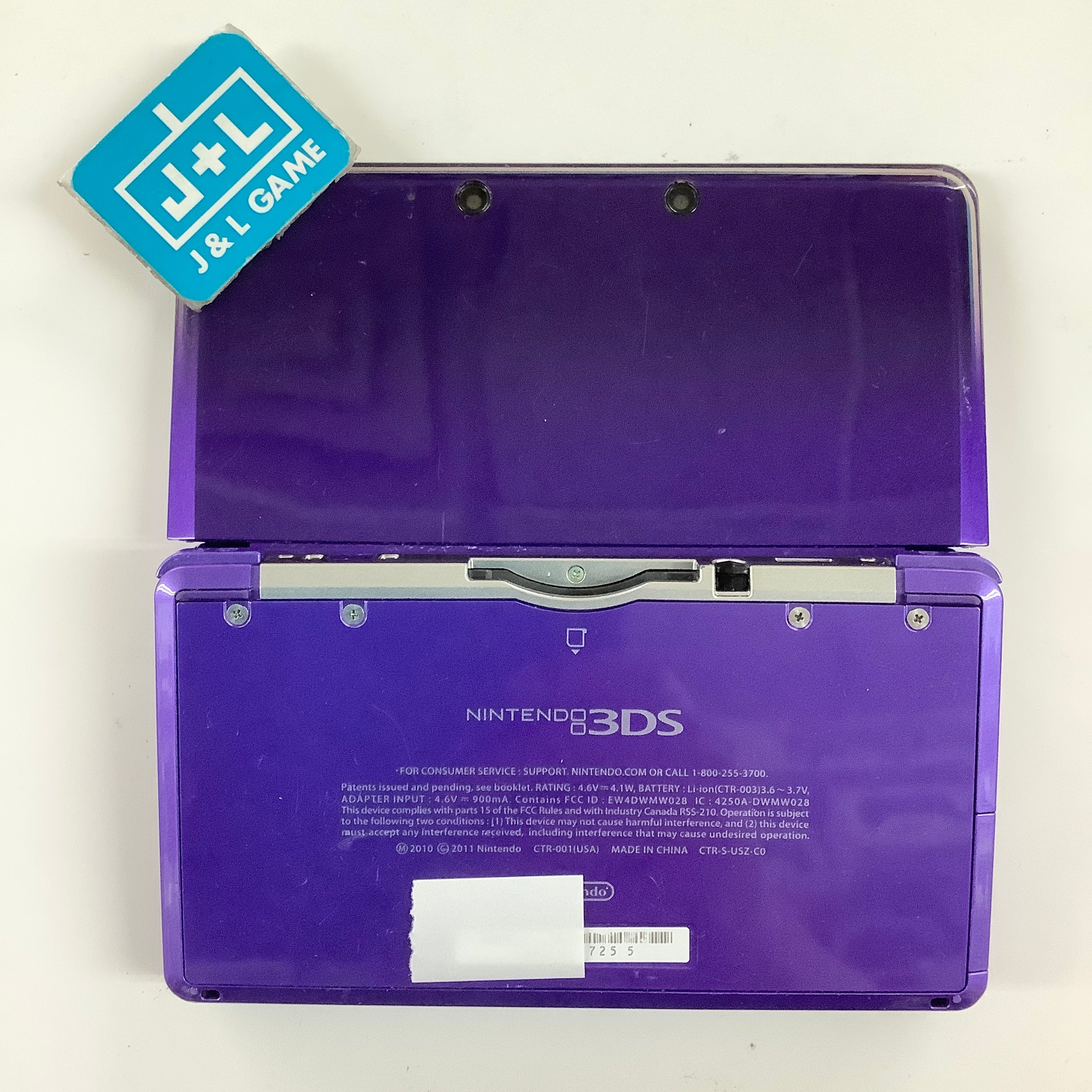 Nintendo 3DS Console (Midnight Purple) - Nintendo 3DS [Pre-Owned]
