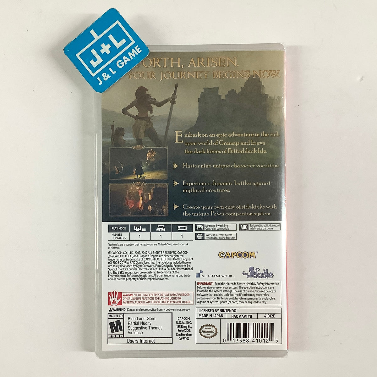 Dragon's Dogma: Dark Arisen - (NSW) Nintendo Switch Video Games Capcom