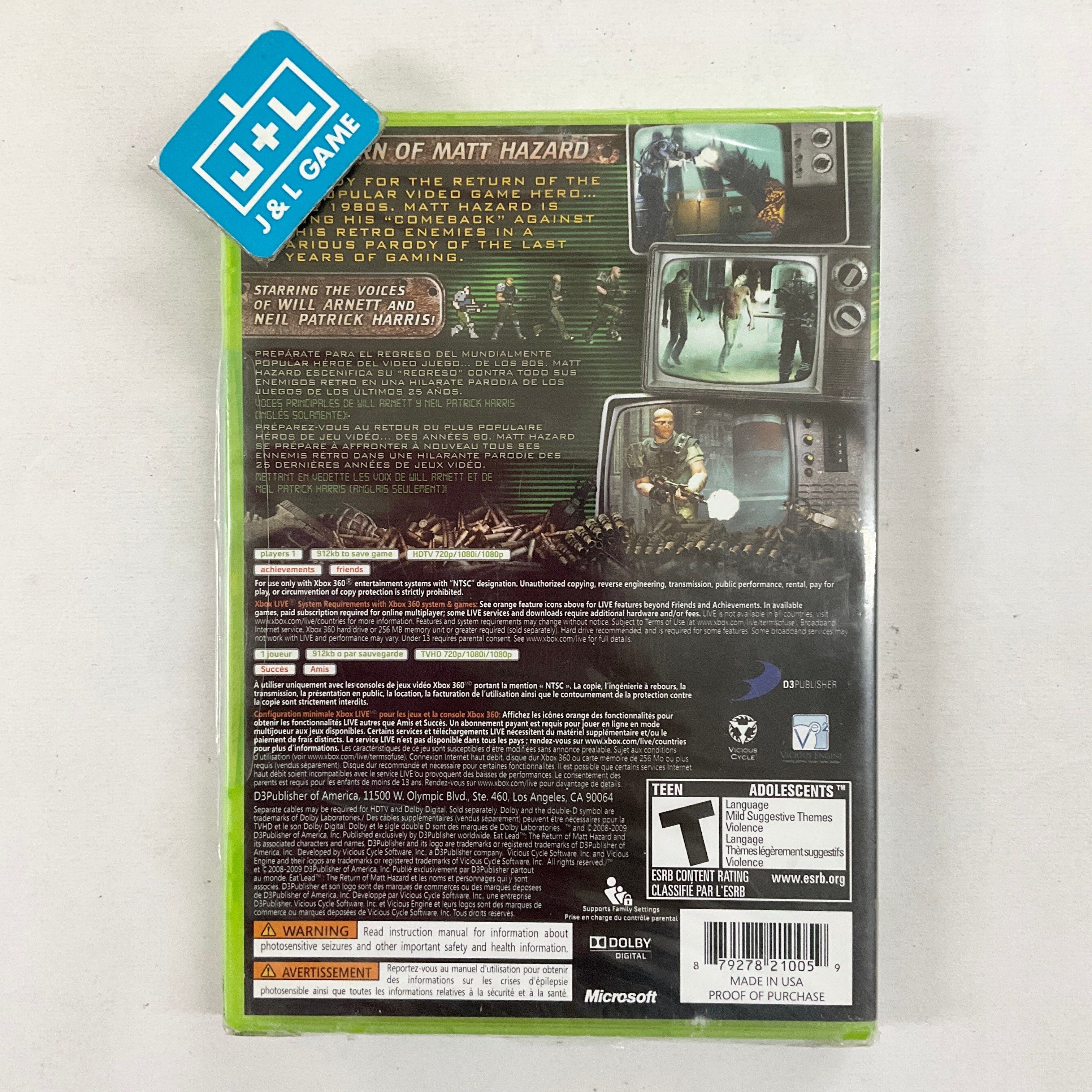 Eat Lead: The Return of Matt Hazard - Xbox 360 Video Games D3Publisher