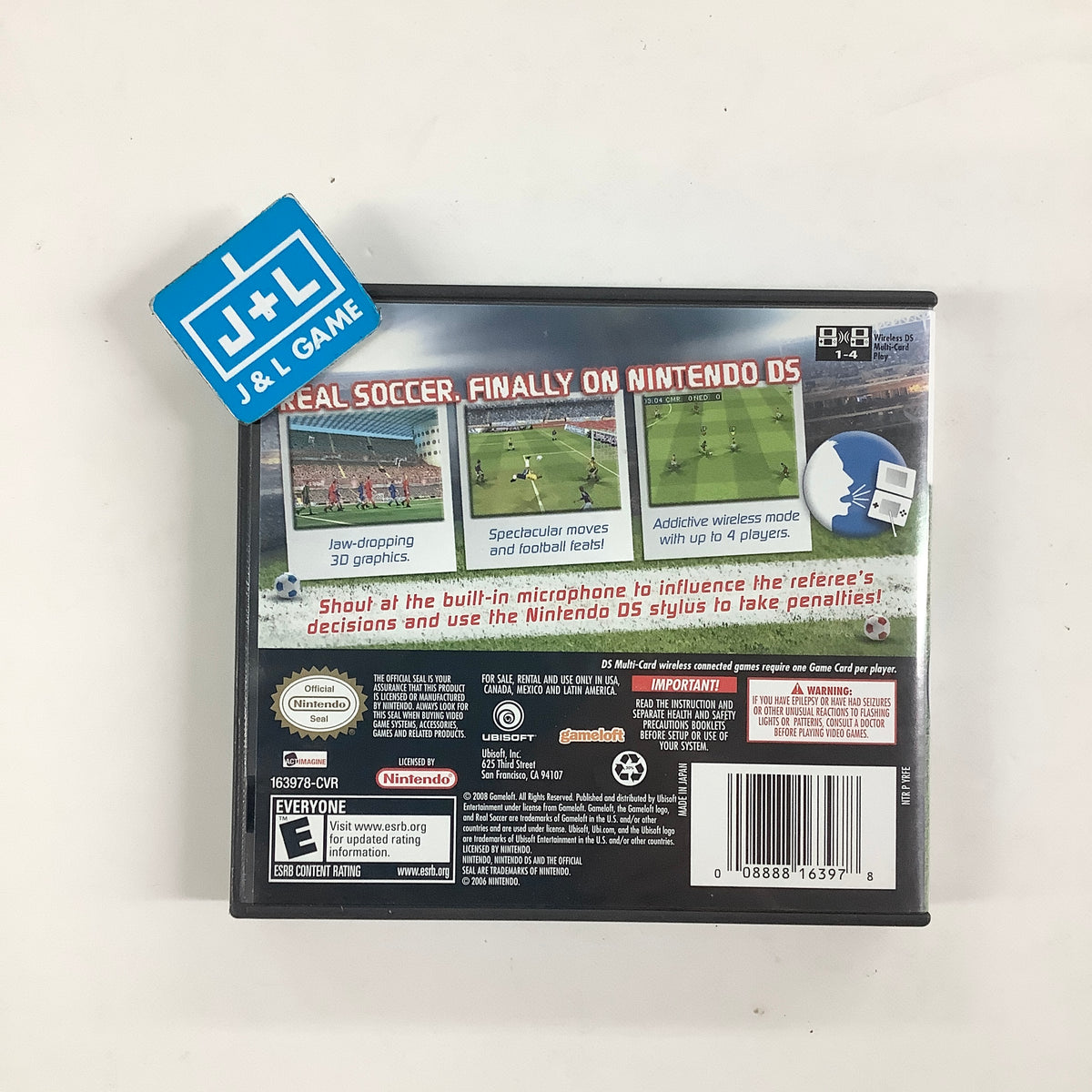 Real Soccer 2008 - (NDS) Nintendo DS [Pre-Owned] Video Games Ubisoft