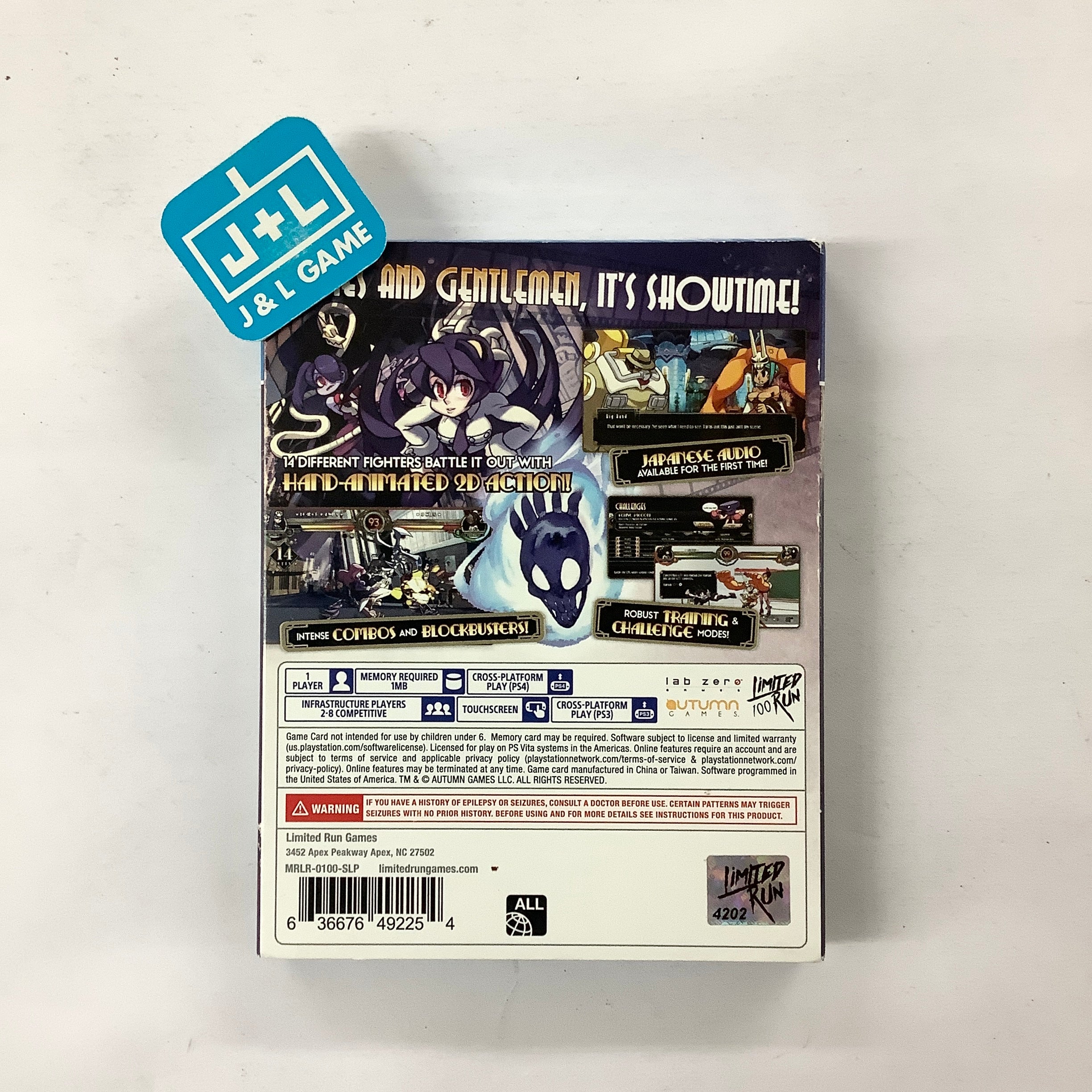 Skullgirls: 2nd Encore (Limited Run #100) - (PSV) PlayStation Vita Video Games Limited Run Games   