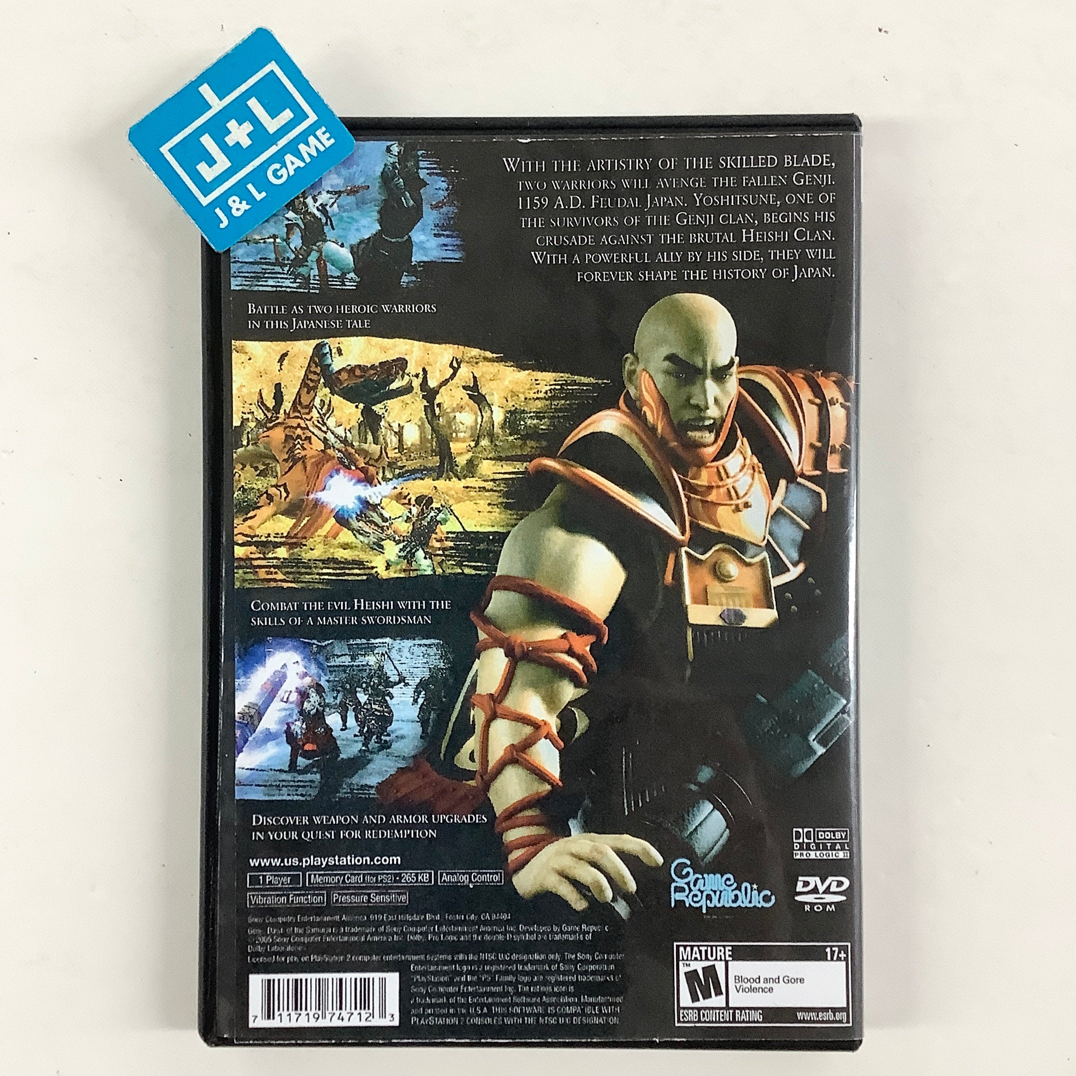 Genji: Dawn of the Samurai - (PS2) PlayStation 2 [Pre-Owned] Video Games SCEA