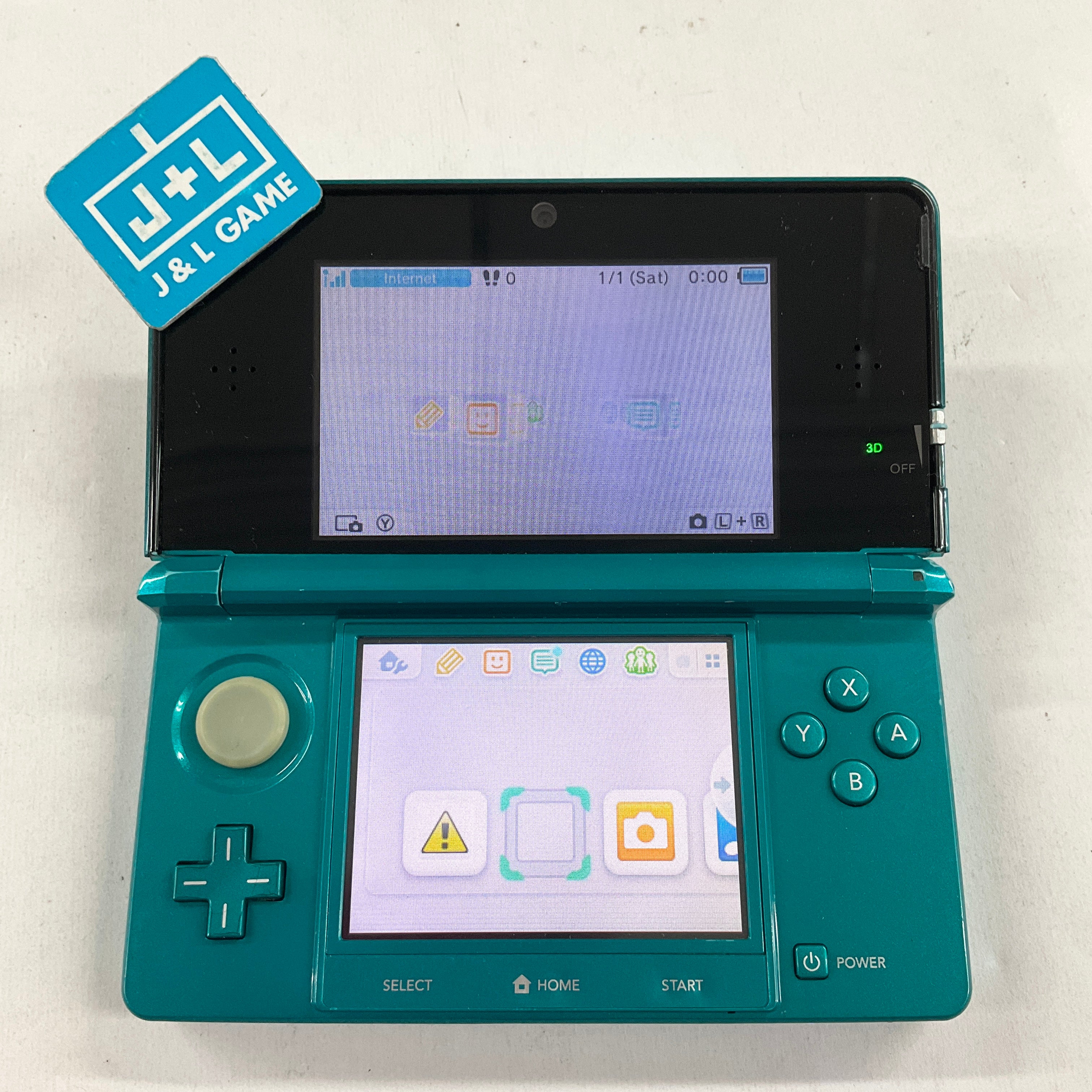 Nintendo 3DS Console (Aqua Blue) - Nintendo 3DS [Pre-Owned] Consoles Nintendo