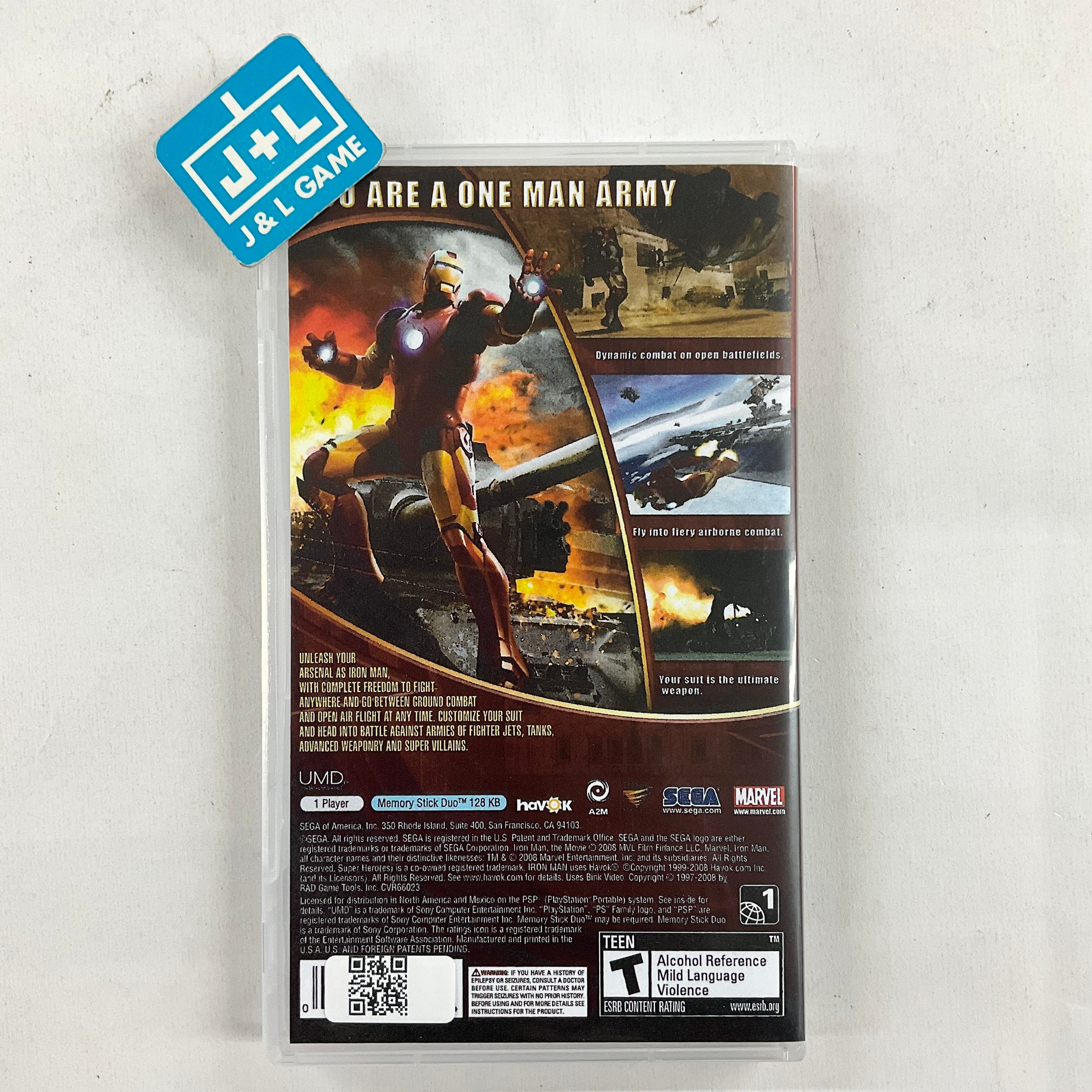 Iron Man (Greatest Hits) - Sony PSP [Pre-Owned] Video Games Sega