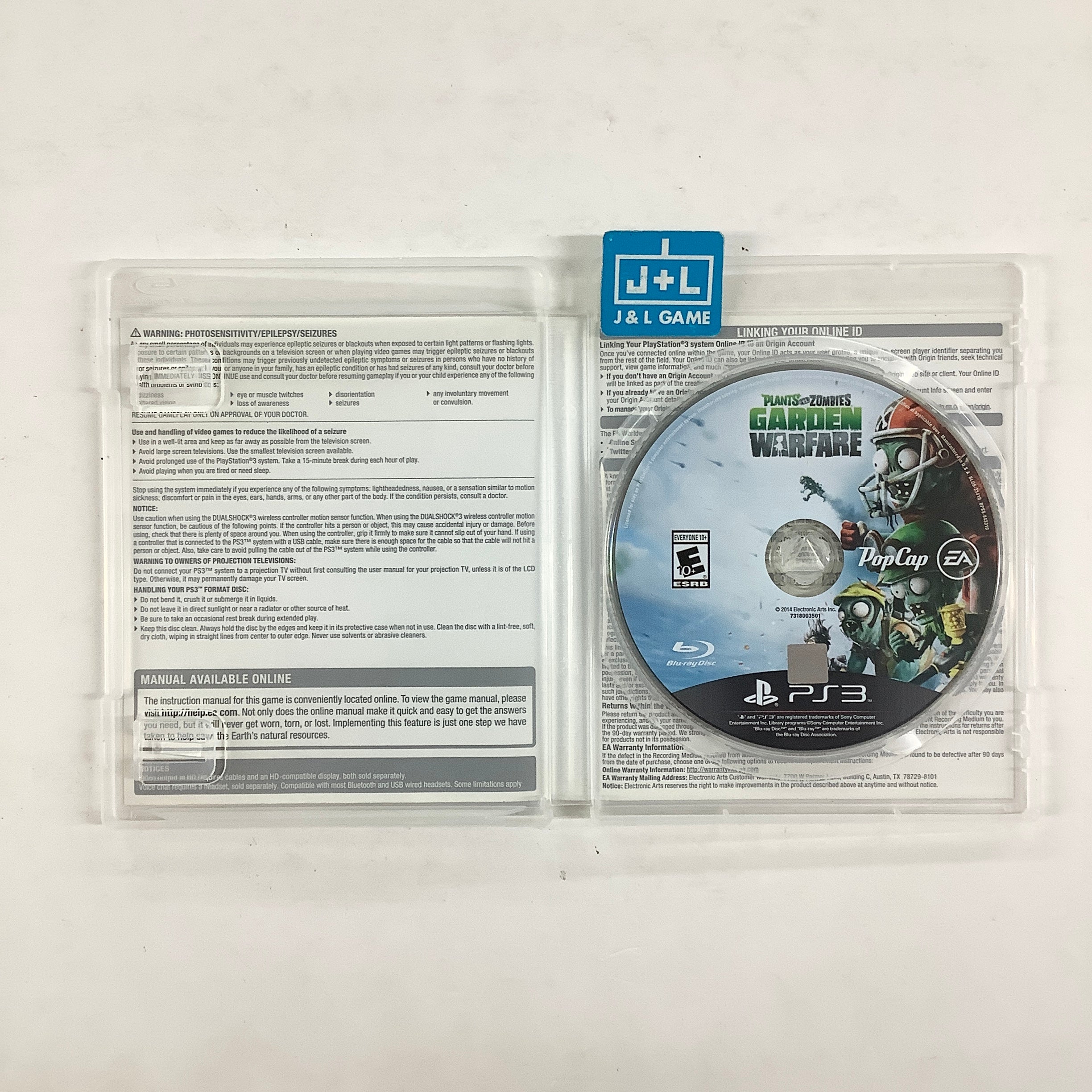 Plants Vs. Zombies: Garden Warfare - (PS3) Playstation 3 [Pre-Owned] Video Games PopCap Games