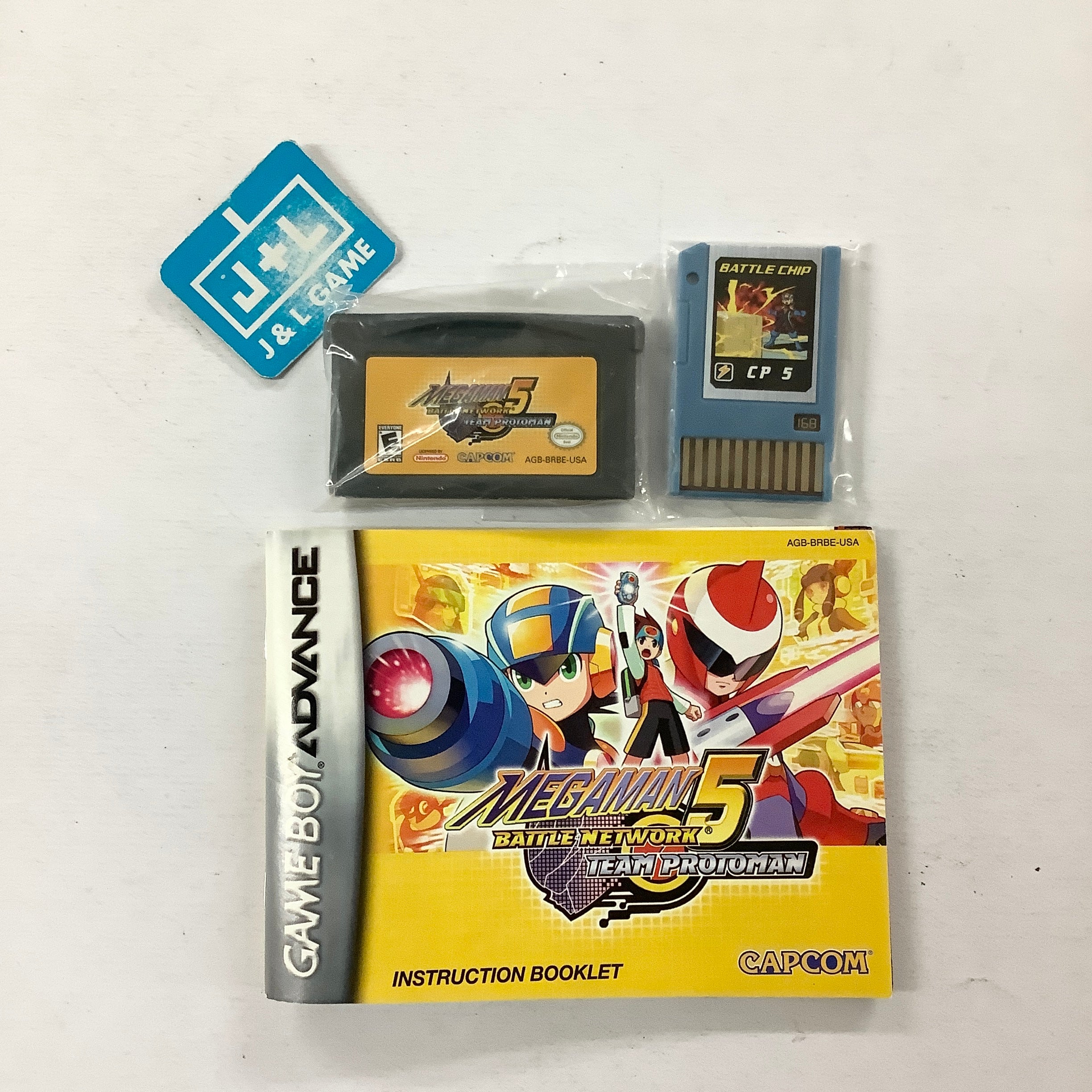 Mega Man Battle Network 5: Team Protoman - (GBA) Game Boy Advance [Pre-Owned] Video Games Capcom   