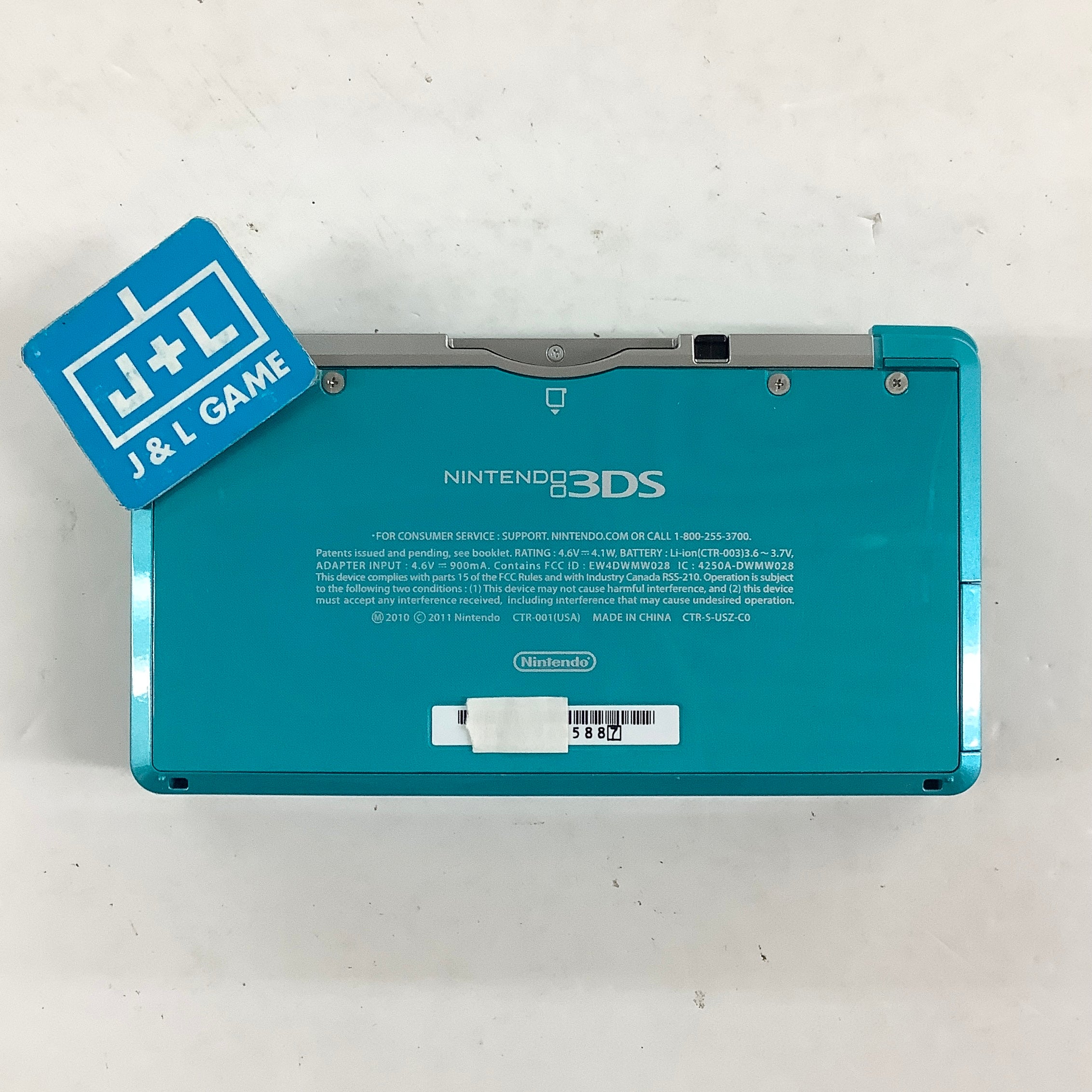 Nintendo 3DS Console (Aqua Blue) - Nintendo 3DS [Pre-Owned] Consoles Nintendo