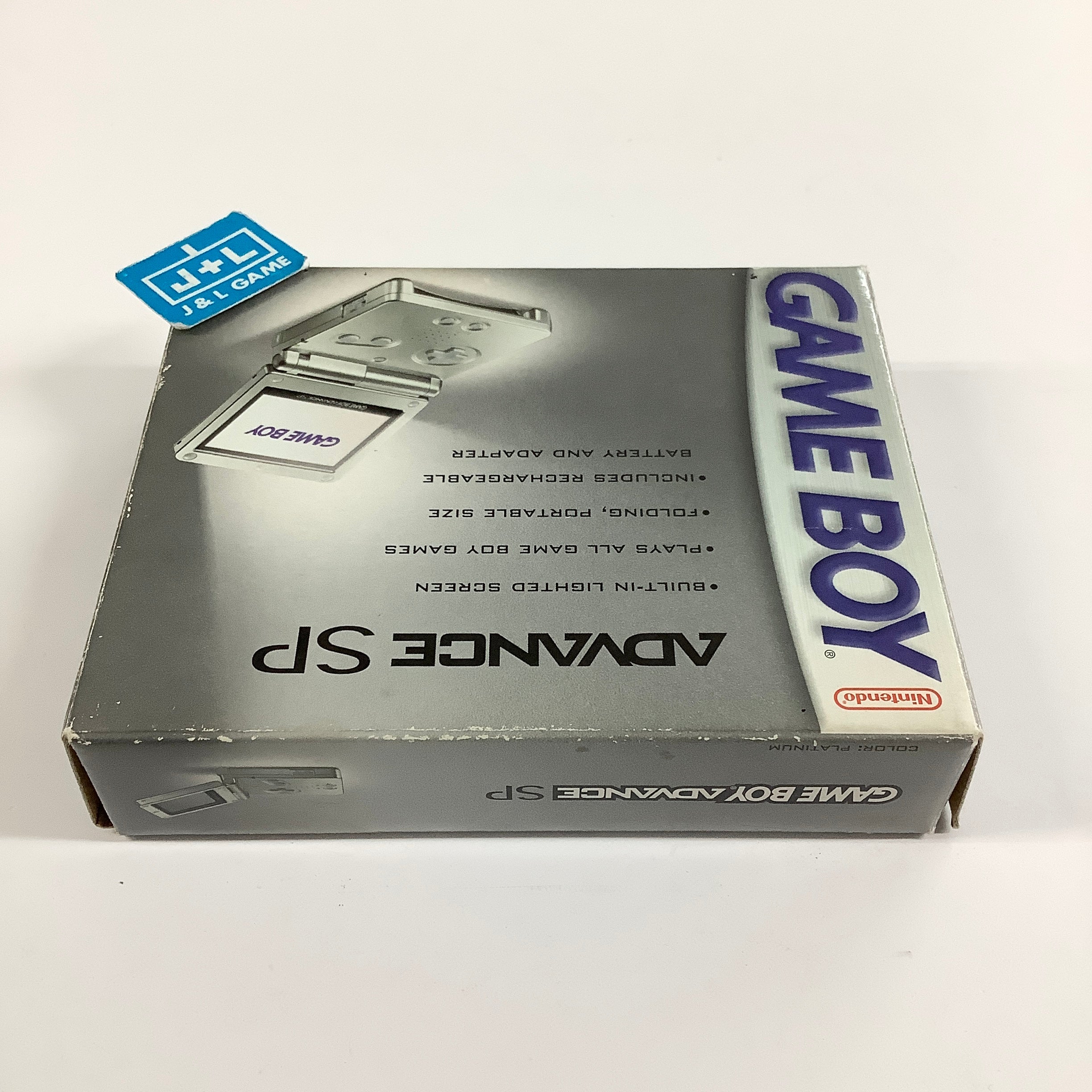 Nintendo Game Boy Advance SP Console AGS-001 (Silver) - (GBA) Game Boy Advance SP [Pre-Owned]