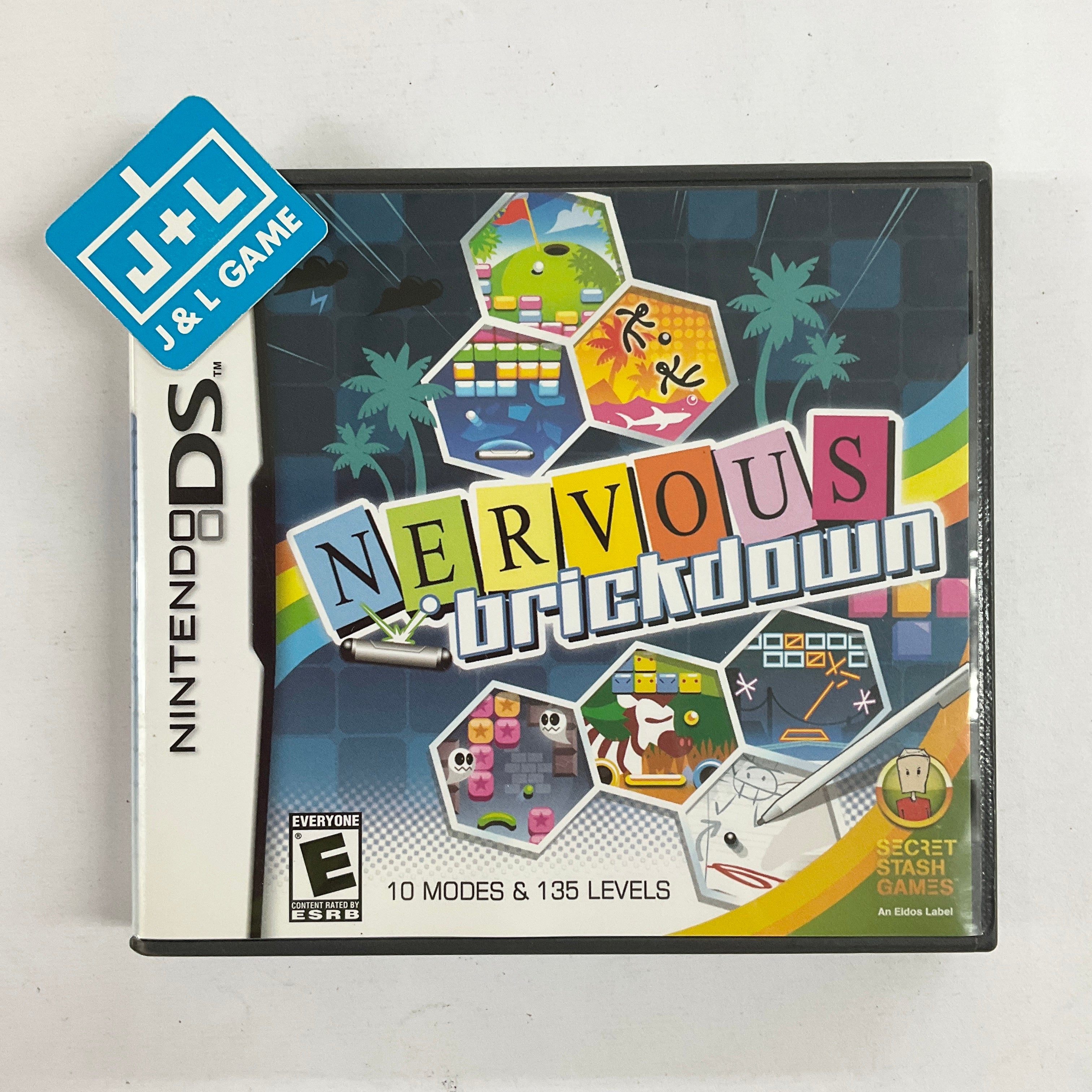 Nervous Brickdown - (NDS) Nintendo DS [Pre-Owned] Video Games Eidos Interactive   