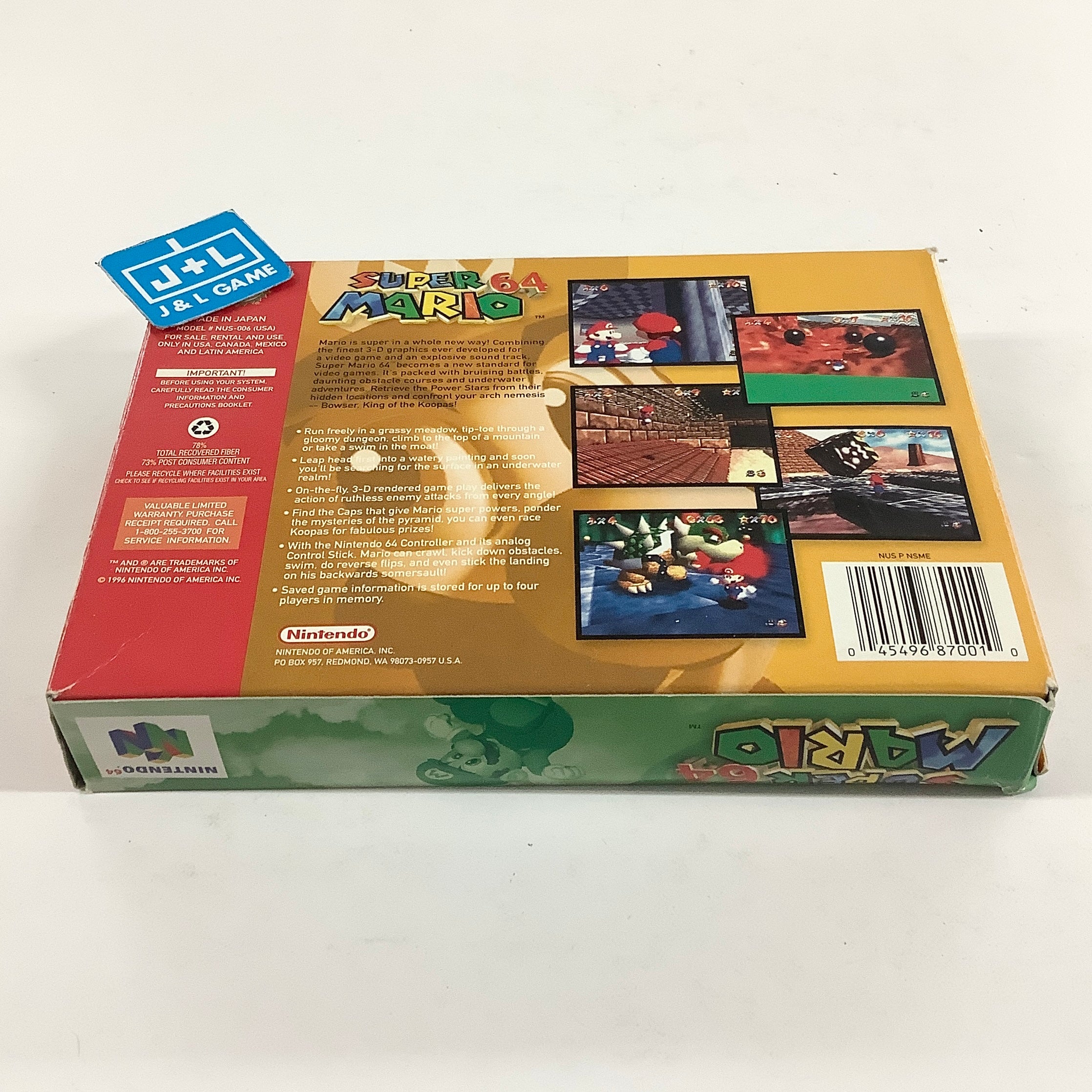 Super Mario 64 - (N64) Nintendo 64 [Pre-Owned] Video Games Nintendo