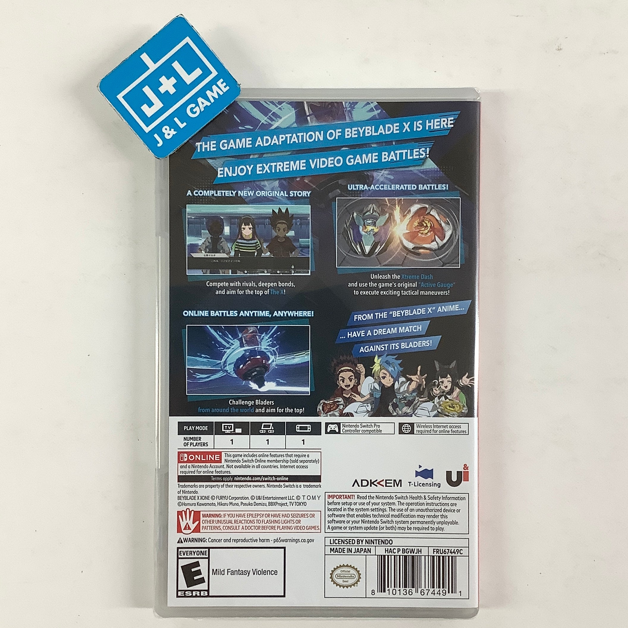 Beyblade X: XONE - (NSW) Nintendo Switch Video Games FuRyu