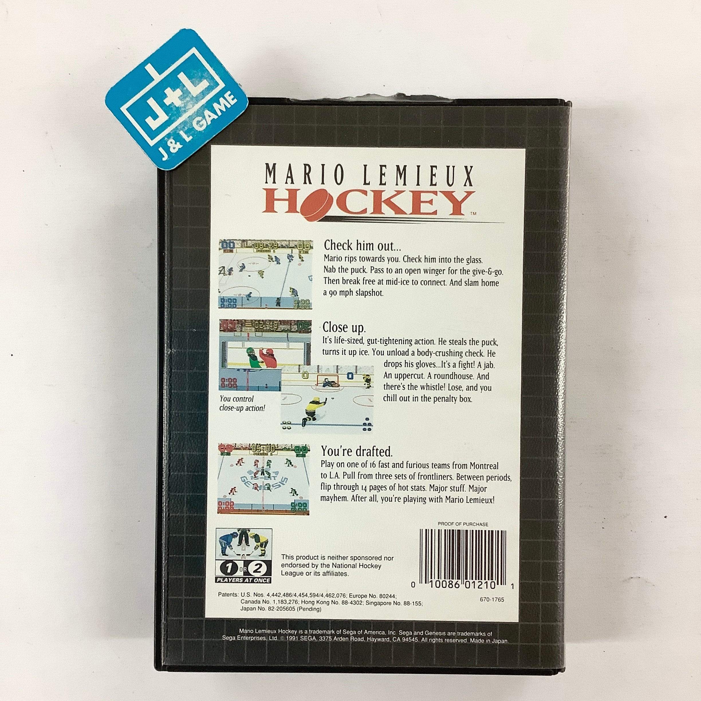 Mario Lemieux Hockey - (SG) SEGA Genesis [Pre-Owned] Video Games Sega   