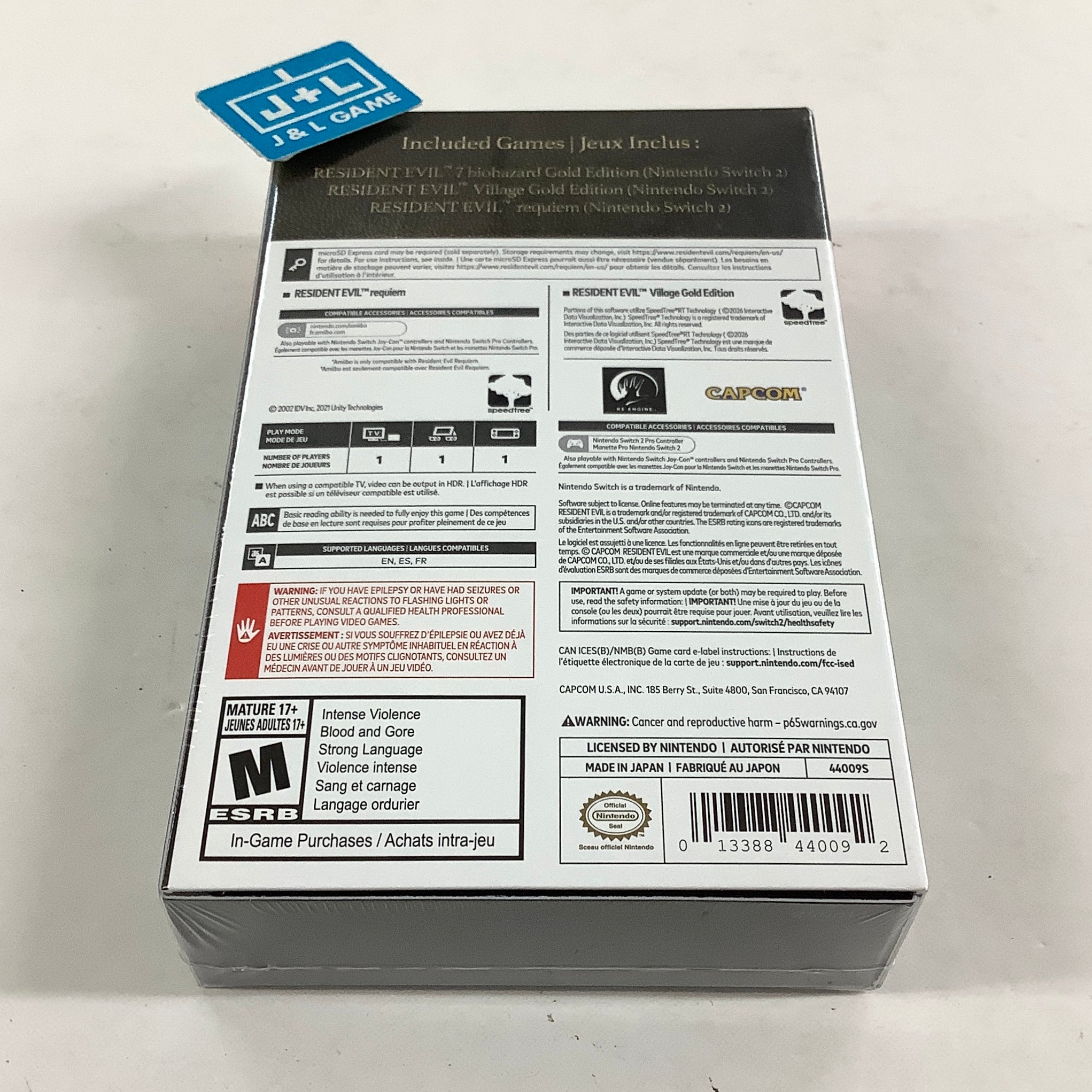 Resident Evil Generation Pack - (NS2) Nintendo Switch 2 Video Games Capcom