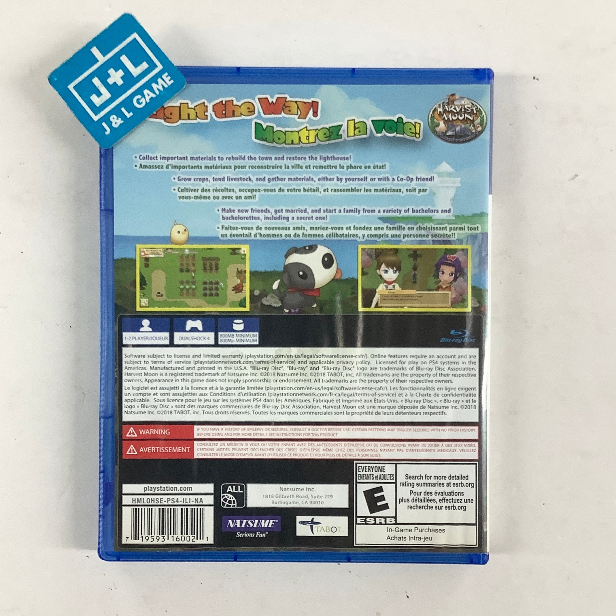 Harvest Moon: Light of Hope (Special Edition) - (PS4) PlayStation 4 [Pre-Owned] Video Games Natsume