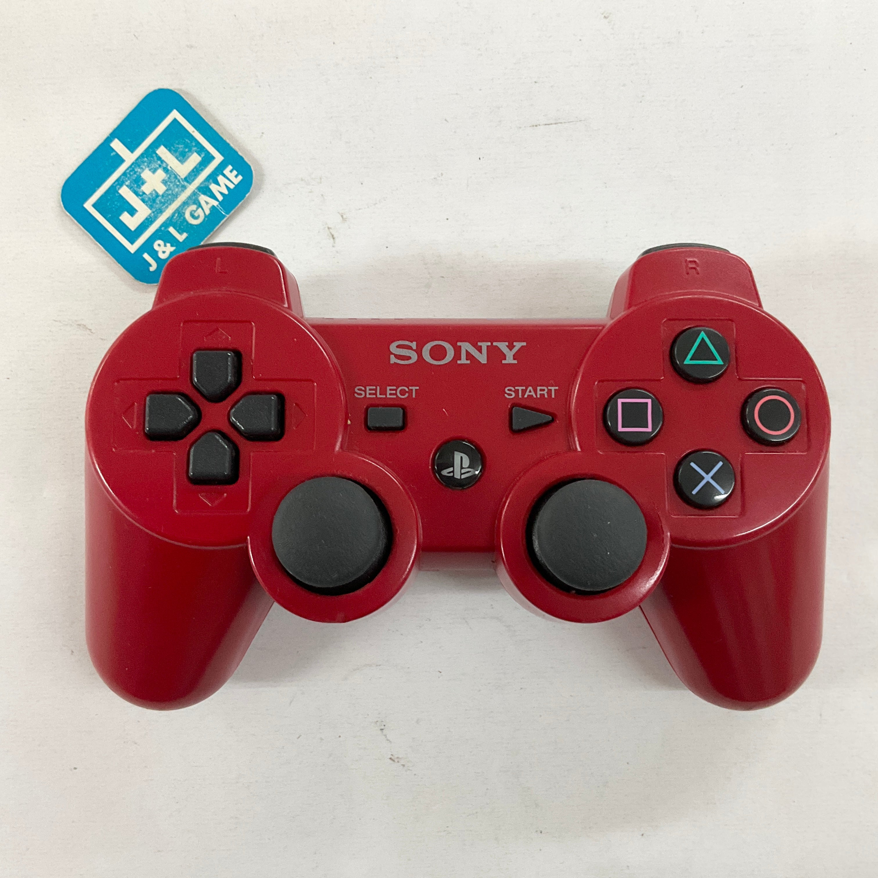 SONY PlayStation 3 DualShock Wireless Controller (Red) - (PS3) PlayStation 3 [Pre-Owned] Accessories SONY   