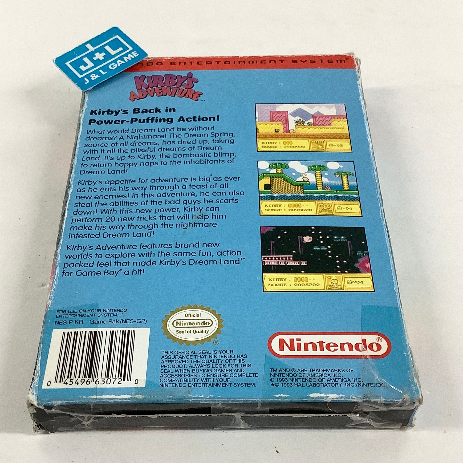 Kirby's Adventure - (NES) Nintendo Entertainment System [Pre-Owned] Video Games Nintendo